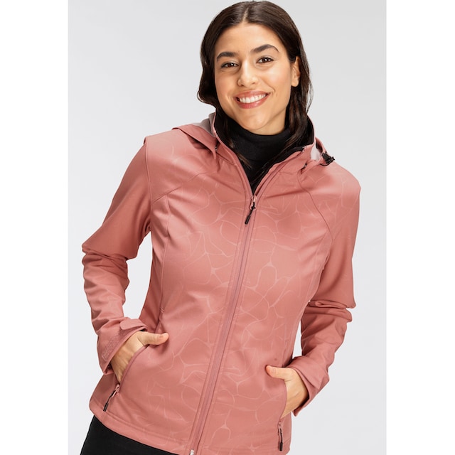 Icepeak Softshelljacke »VIERA«, mit Kapuze, Winddicht & Wasserabweisend &  Atmungsaktiv bei ♕