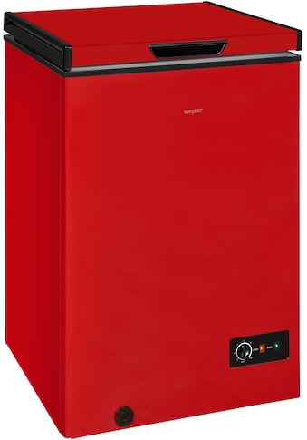 exquisit Gefriertruhe »GT100-330E rot«, 83,5 cm hoch, 54,6 cm breit kaufen