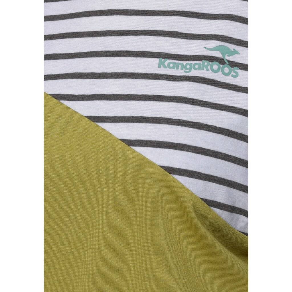 KangaROOS 2-in-1-Kleid, (2 tlg.), in sommerlicher zweiteiliger Kombination Kleid und Shirt
