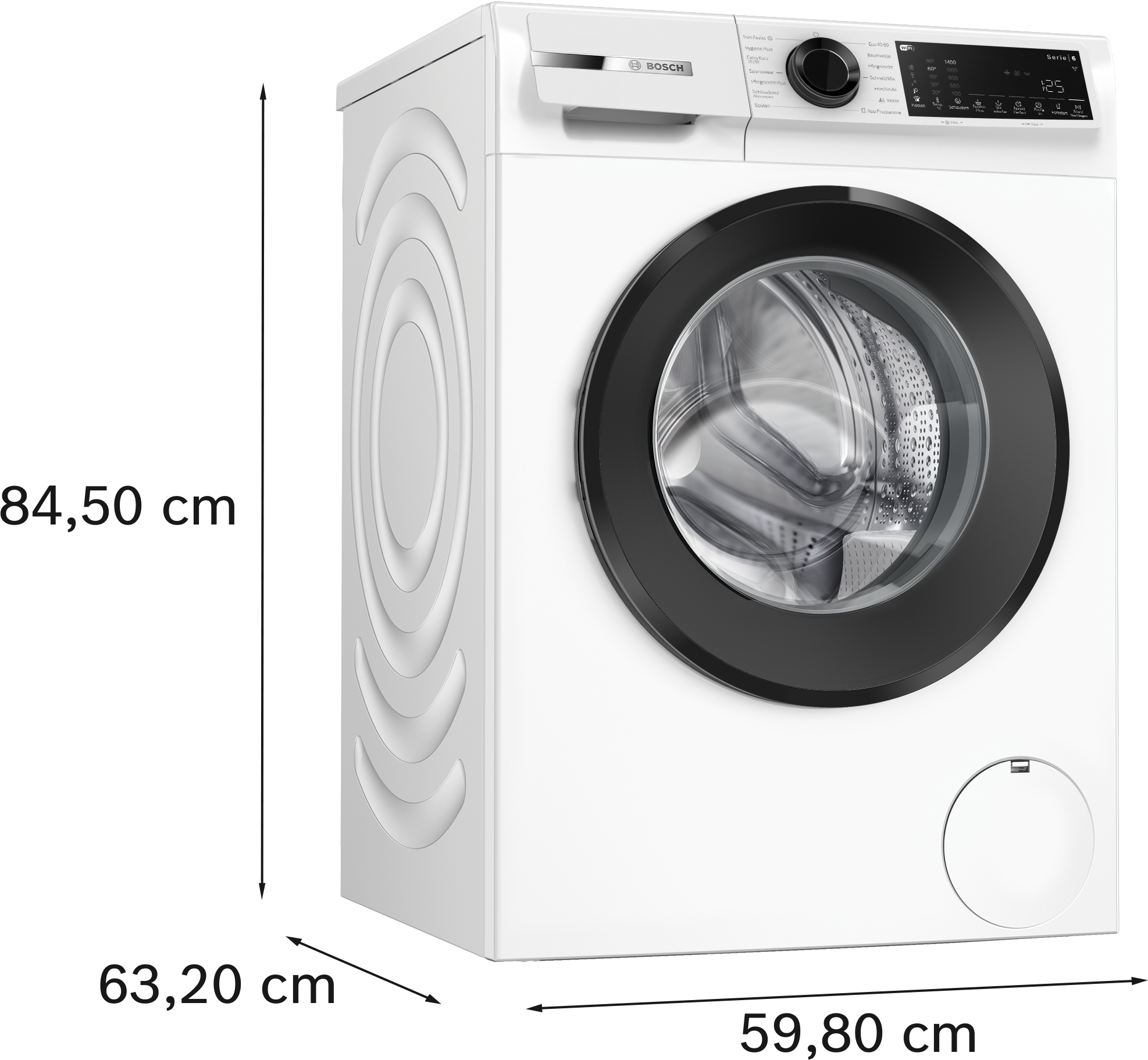 BOSCH Waschmaschine Serie 6 »WGJ2540T1« 10 kg 1400 U/min