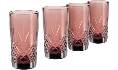 CreaTable Longdrinkglas »Trinkglas Eugene«, (Set, 4 tlg.), Gläser Set, Wasserglas mit... kaufen