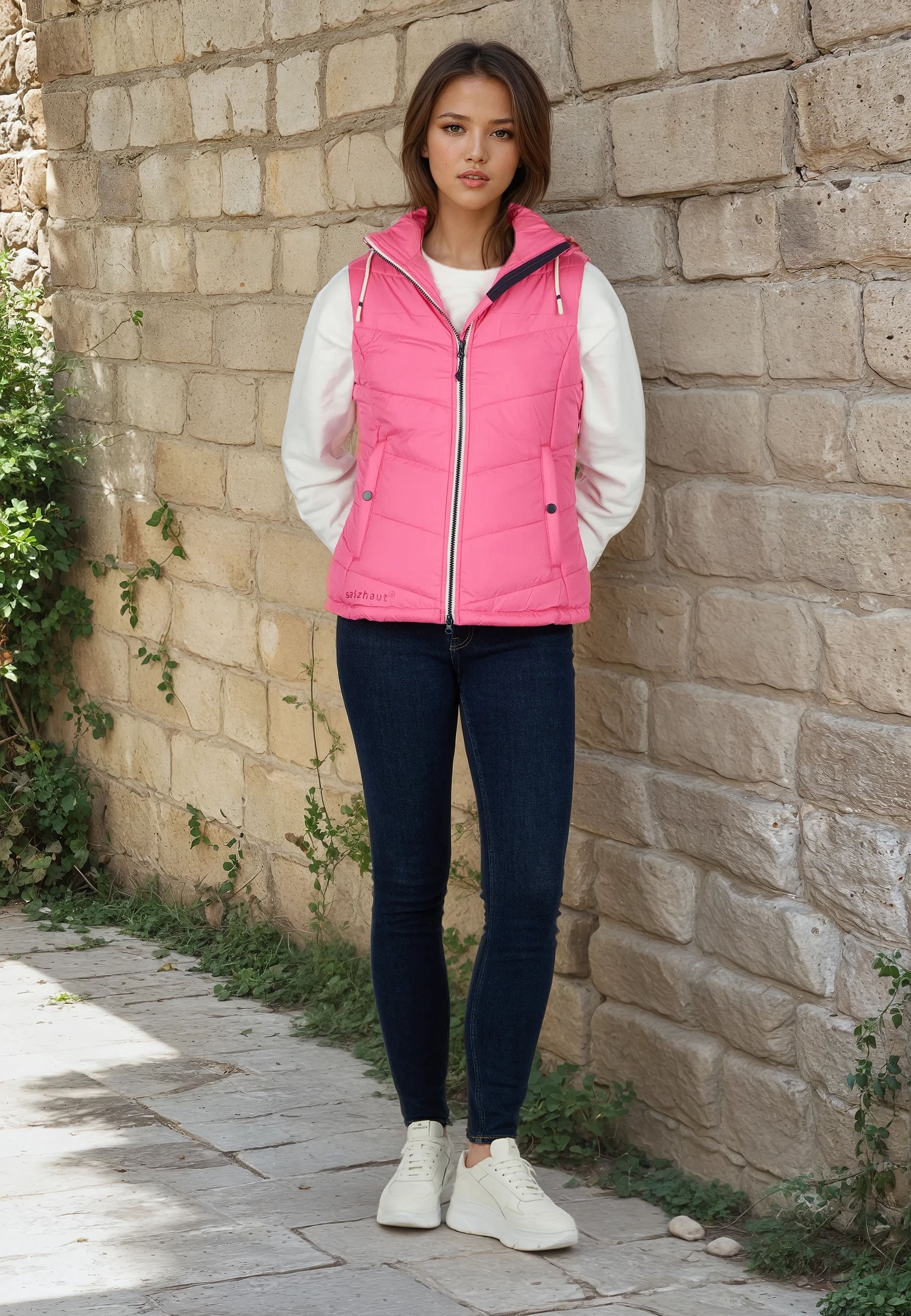 salzhaut Plüschweste »Weste THEIN«