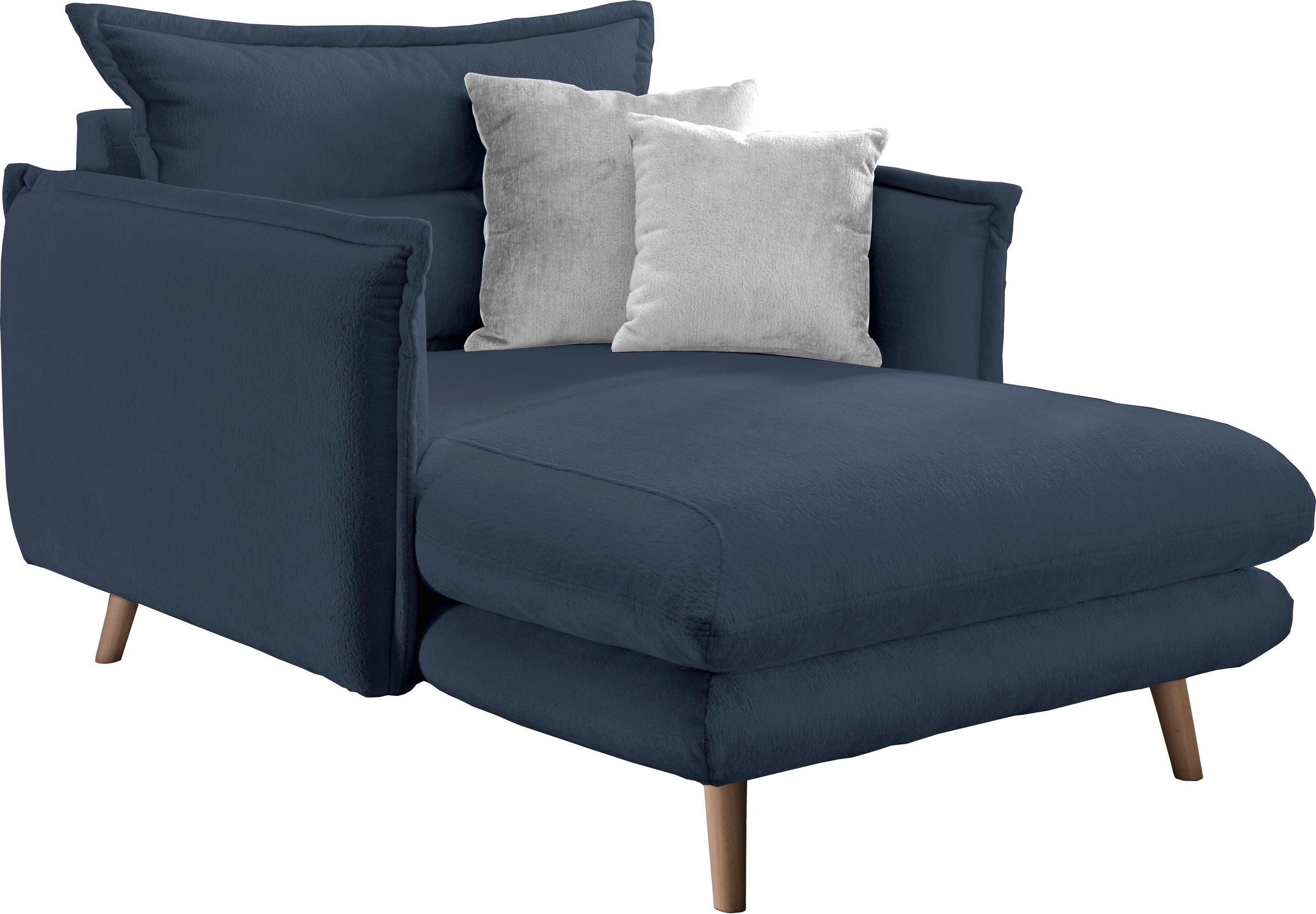 INOSIGN Loveseat »Lazio«, moderner Sessel mit einer bequemen Polsterung, 2 Stk. Zierkissen