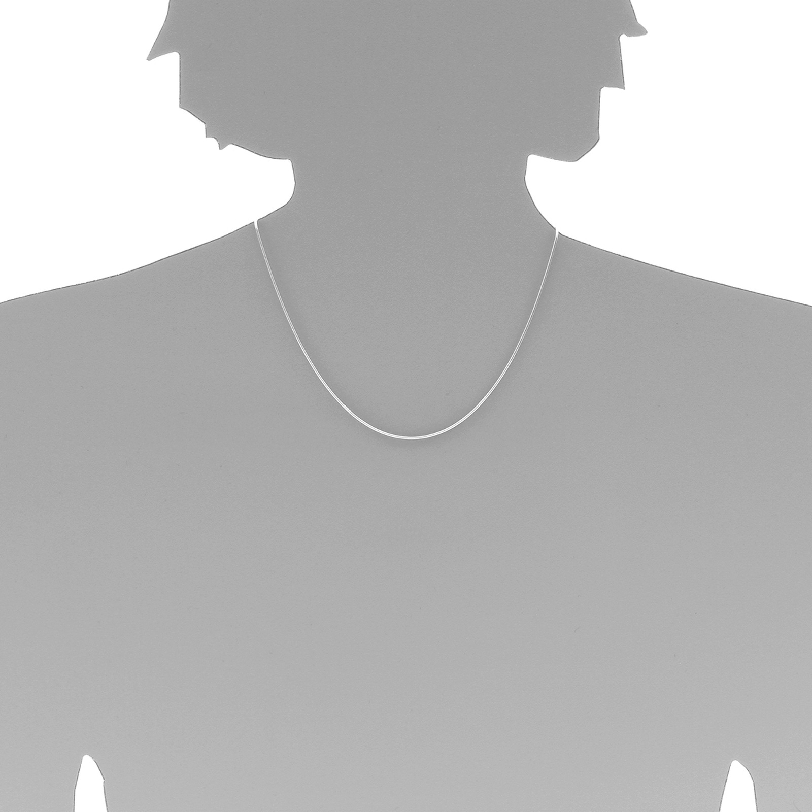 OSTSEE-SCHMUCK Silberkette »- Schlange 1,0 mm - Silber 925/000 -,«