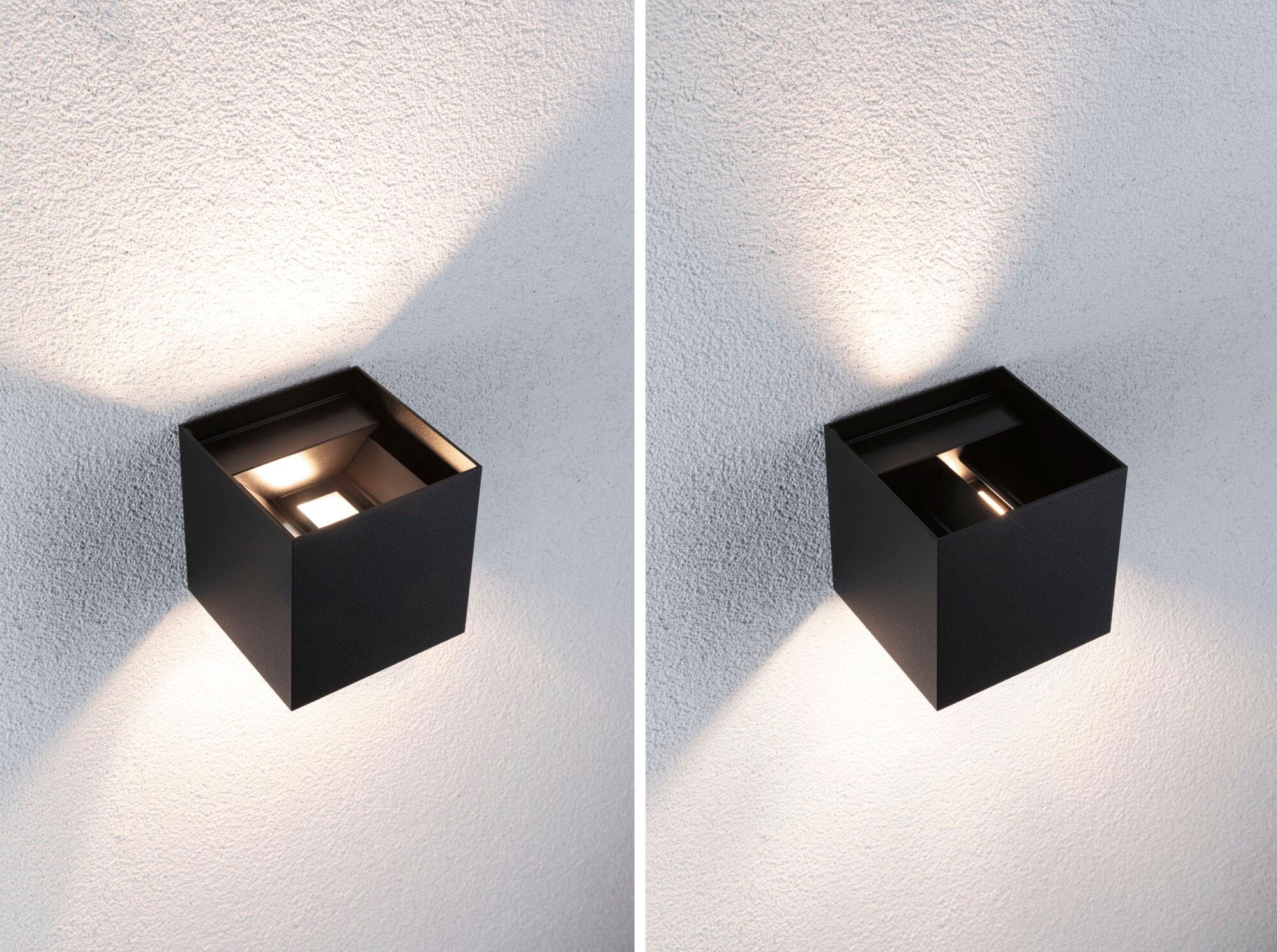 Paulmann LED Außen-Wandleuchte »Outdoor 230V Cybo RGBW Zigbee 2000-6500K anthrazit«, 2 flammig, Zigbee RGBW