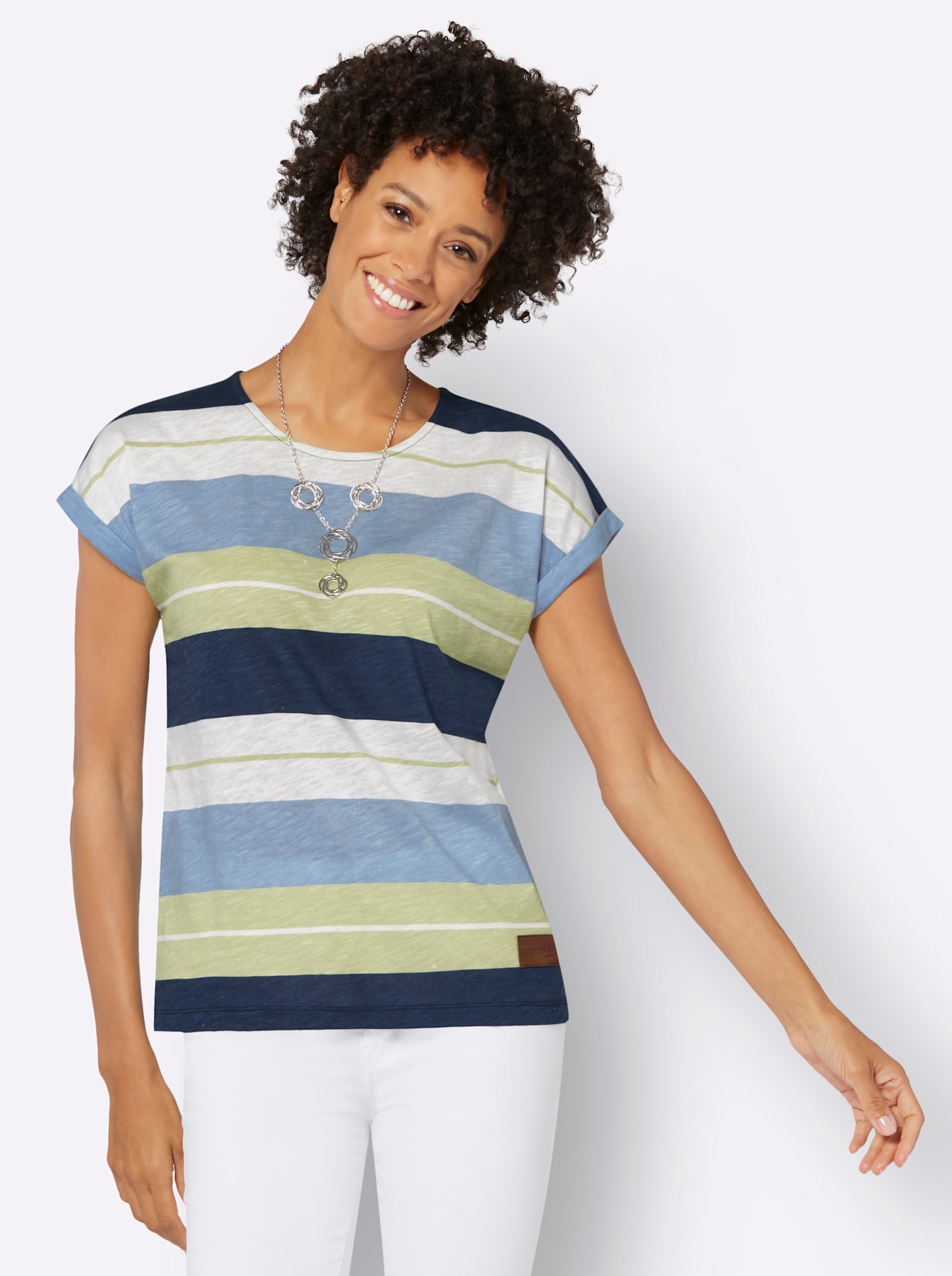 Casual Looks Kurzarmshirt »Shirt«, (1 tlg.)