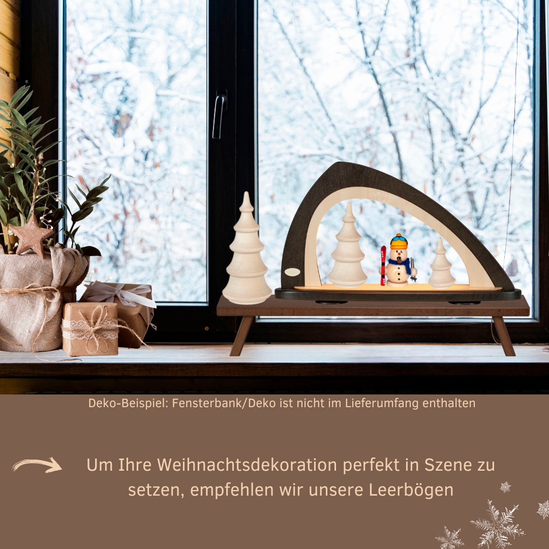 Weigla LED Schwibbogen »Weihnachtsdeko«, Leerbogen zum Selbstbestücken, asymmetrisch