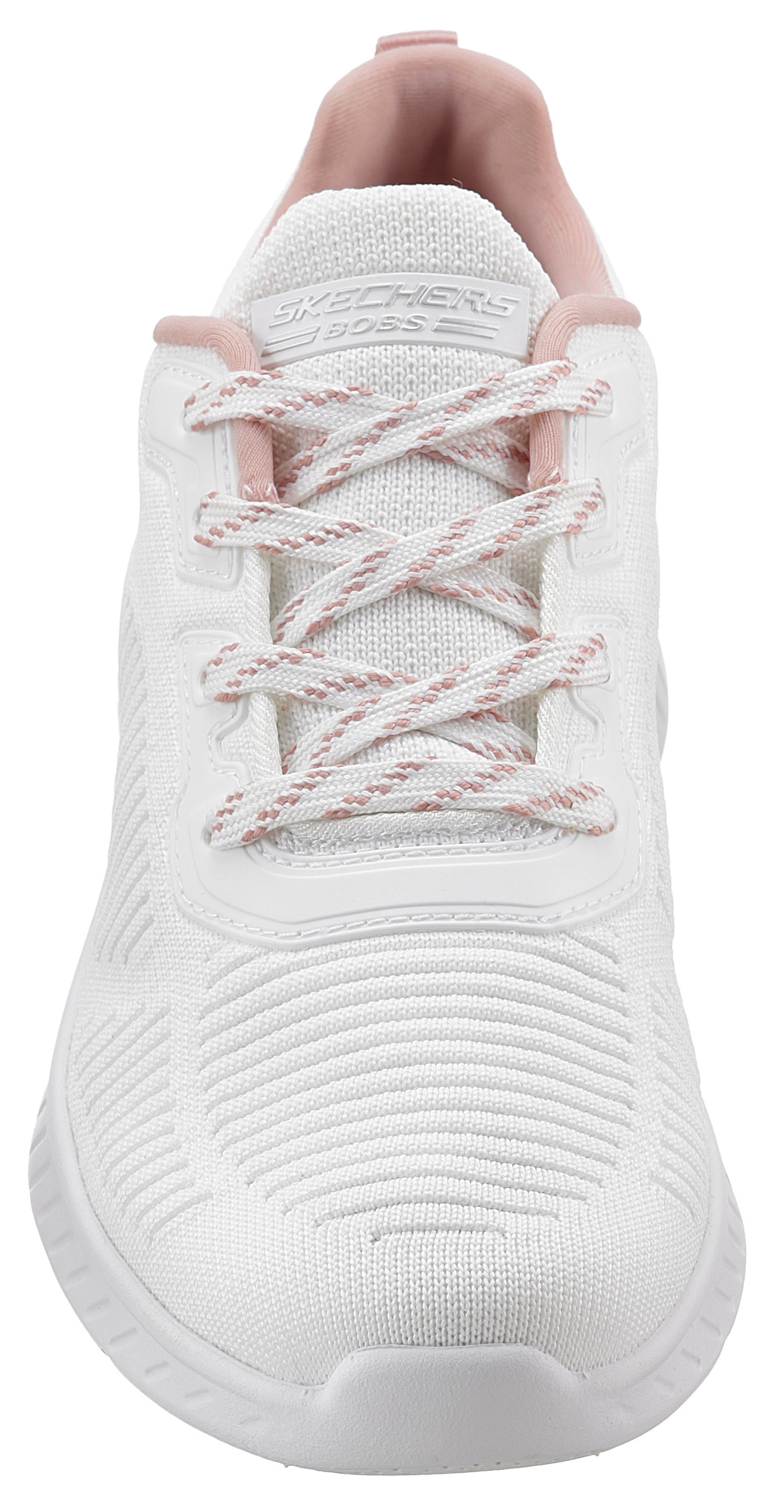 Skechers Sneaker »BOBS SQUAD CHAOS AIR«, mit gepolstertem Schaftrand, Freizeitschuh, Halbschuh, Schnürschuh