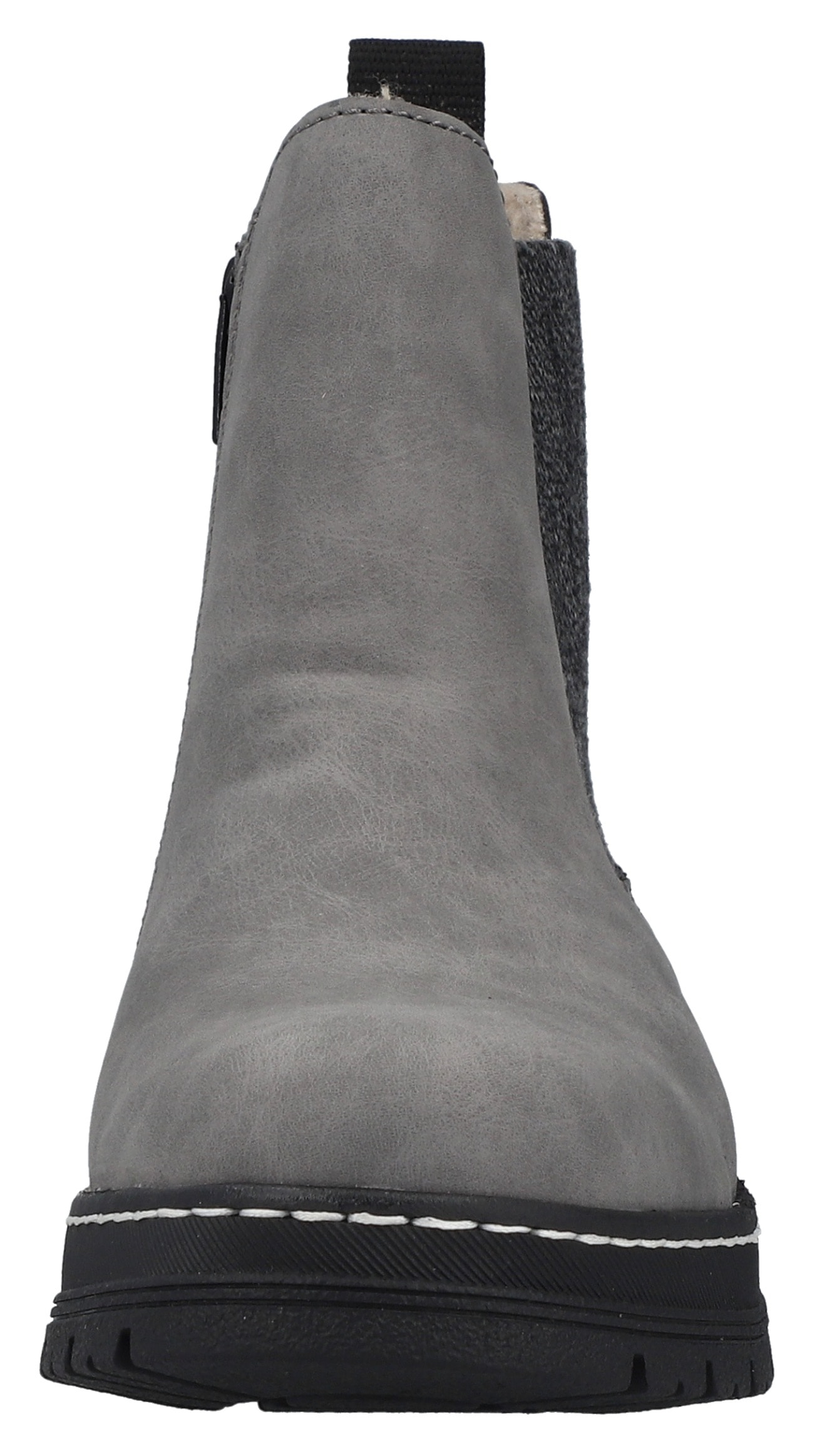 Rieker Chelseaboots  Winterstiefelette, Winterboots, Blockabsatz, mit Stretcheinsatz