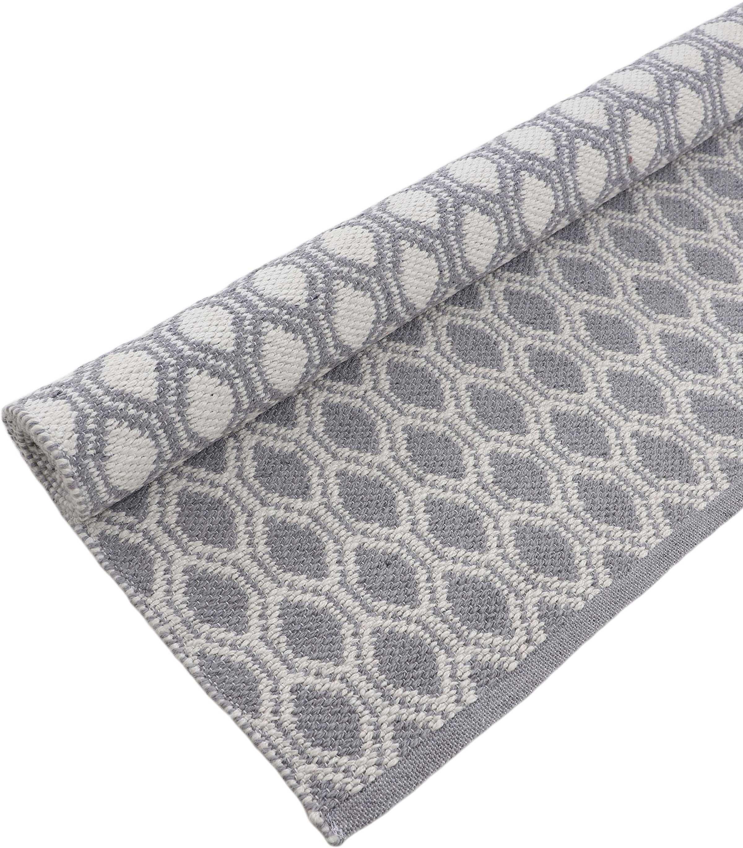 carpetfine Teppich »Frida 204« rechteckig 7 mm Höhe Wendeteppich, 100% recyceltem Material (PET), Flachgewebe, Sisal Optik