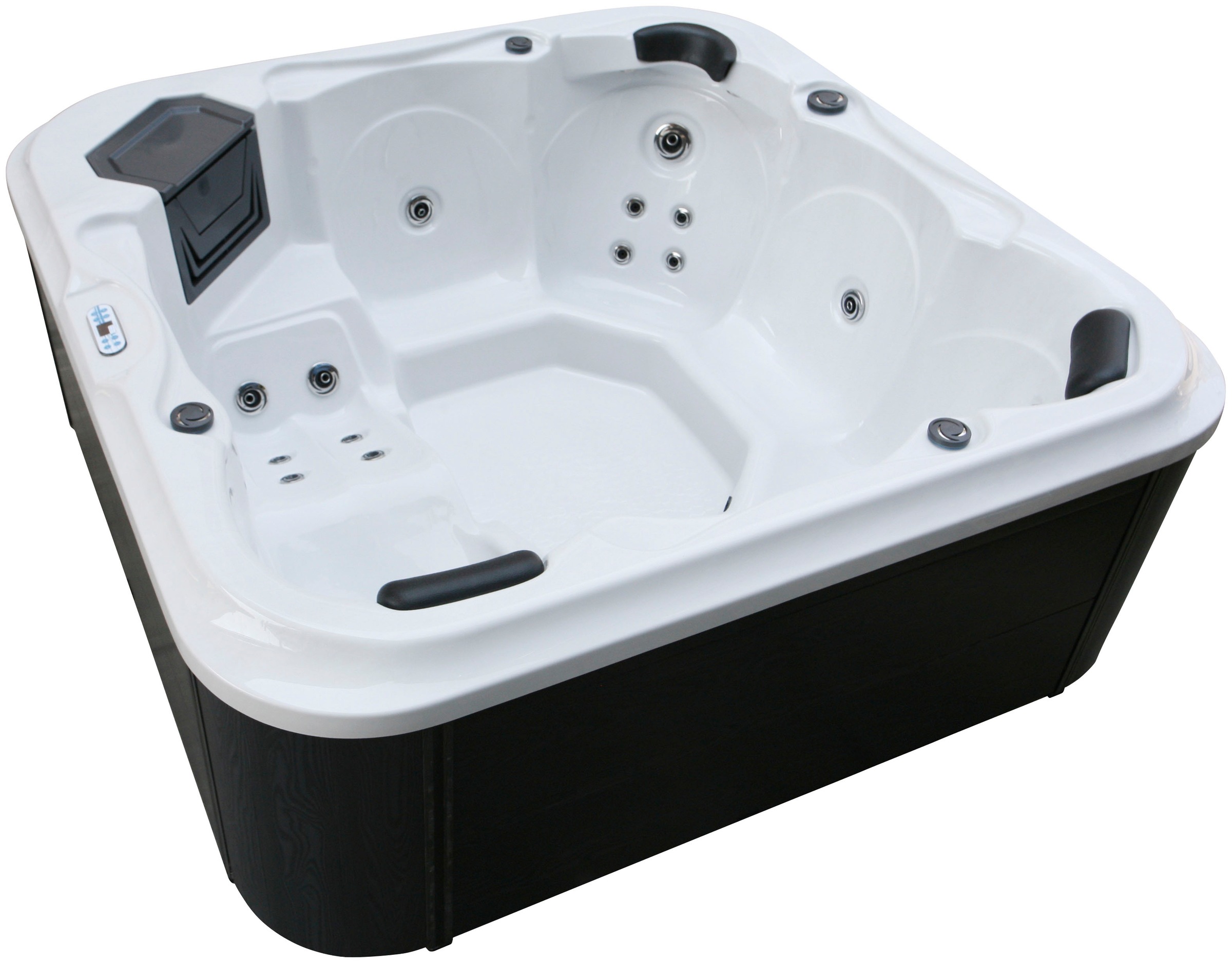 Sanotechnik Whirlpool »TIROL«, (Set), 210x210x80 cm, inkl. Einstiegsleiter und Abdeckung