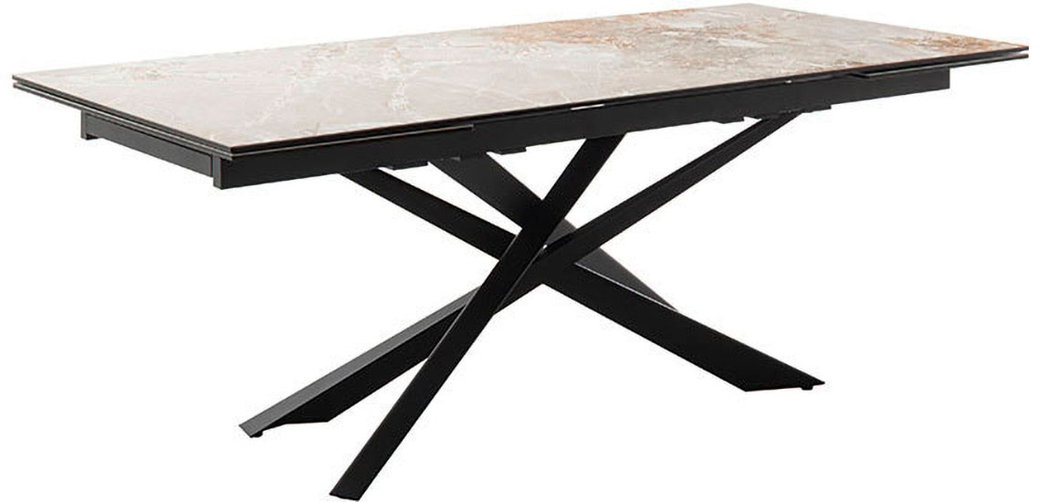 MCA furniture Esstisch »TESERO Auszugtisch 200-300 cm«, (Einzelstück), Keramik,Metall,Marmor-Optik,ausziehbar,belastbar 100kg,10-12 Pers.