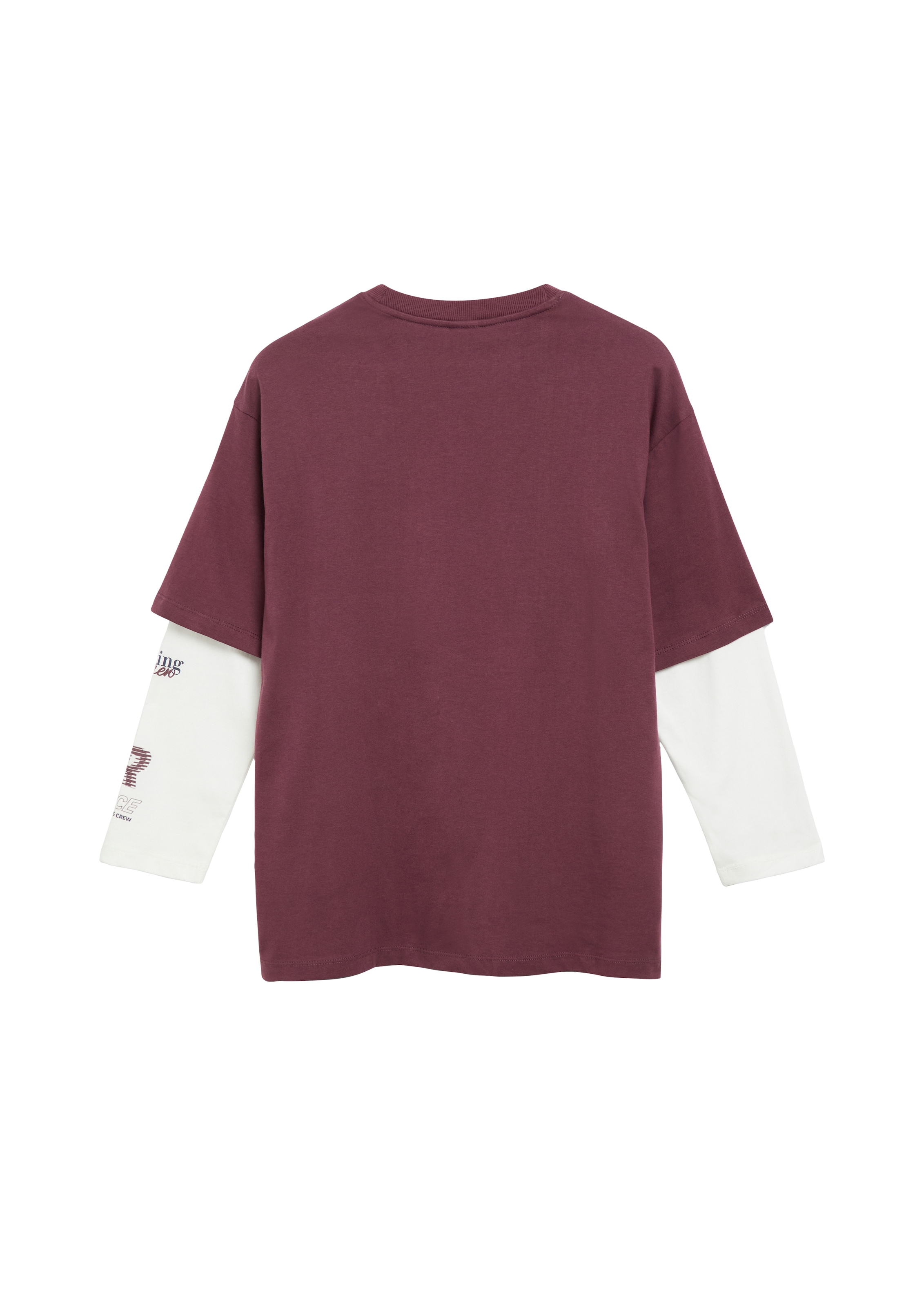 s.Oliver Junior Oversize-Shirt Oversize-Form im 2in1-Look