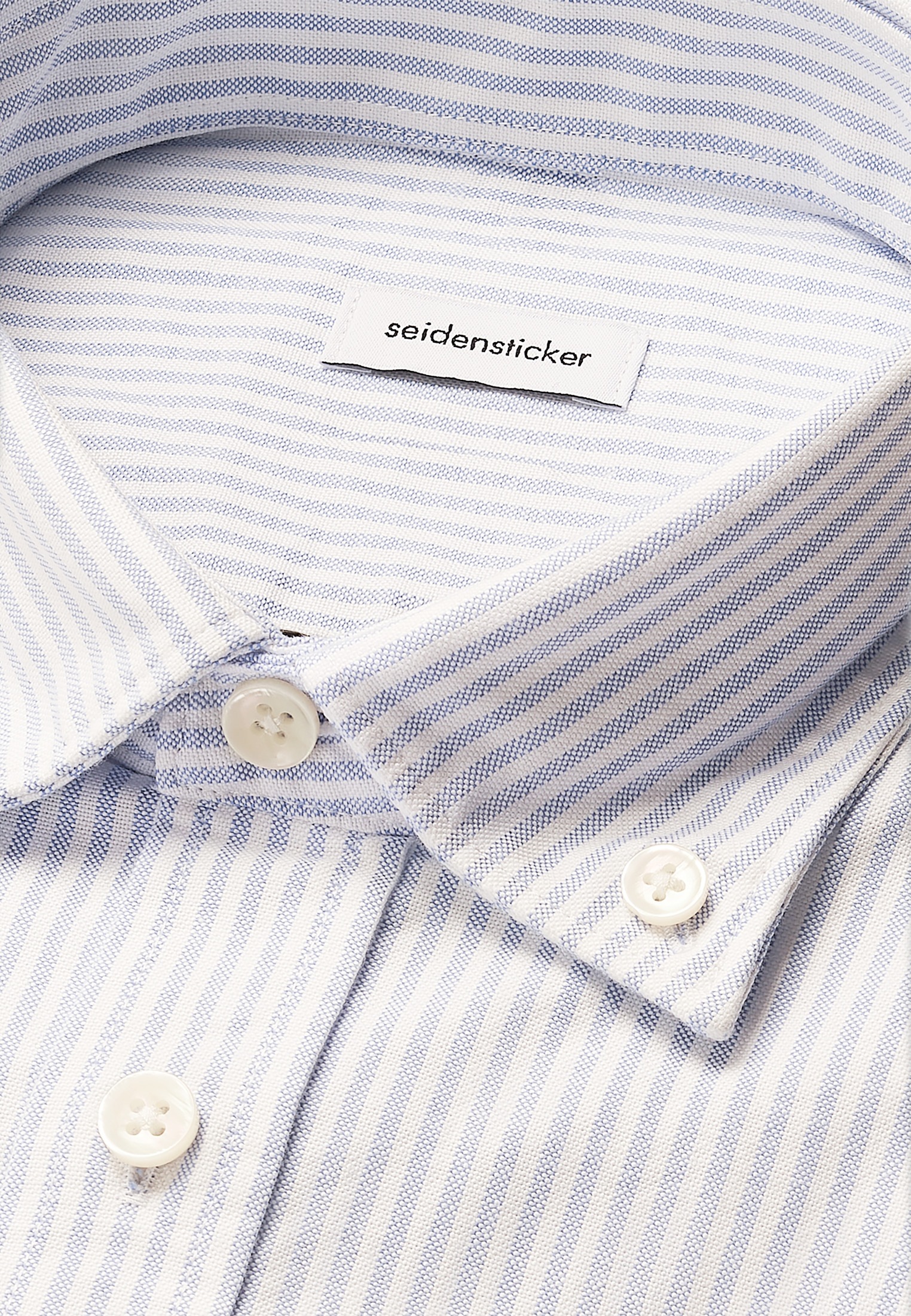 seidensticker Businesshemd Regular 1/1 Button-Down-Kragen Gestreift