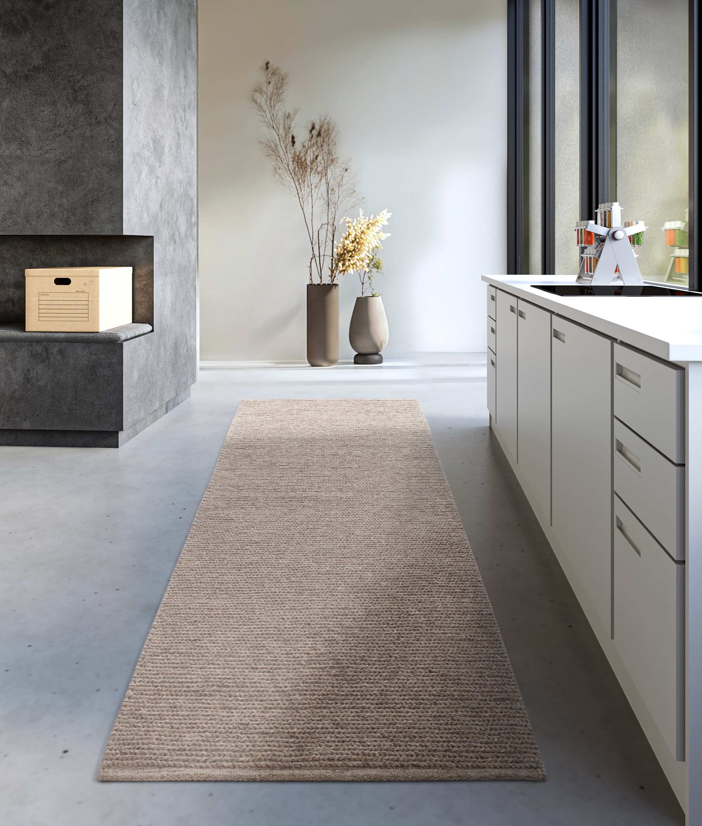 Villeroy & Boch Wollteppich »Francois«, rechteckig, 7 mm Höhe, in rund, oval, Läufer, handgewebt, Wolle, Wohnzimmer, Schlafzimmer