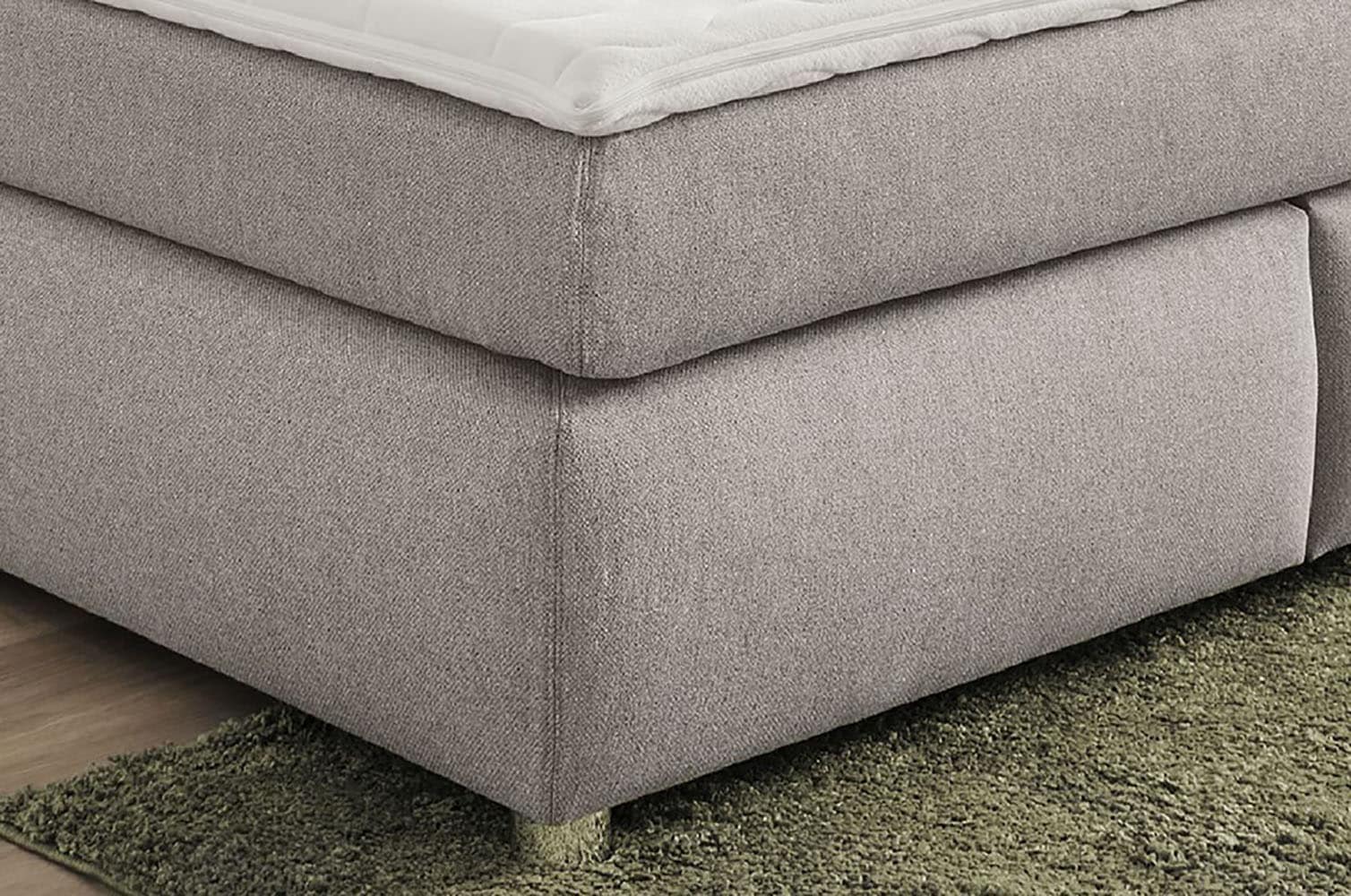 Jockenhöfer Gruppe Boxspringbett »"Carla", OTTOs Choice! Topseller, wahlweise mit oder ohne Bettkasten« inkl. 4 Kissen, erhältlich in den Breiten 160 & 180cm