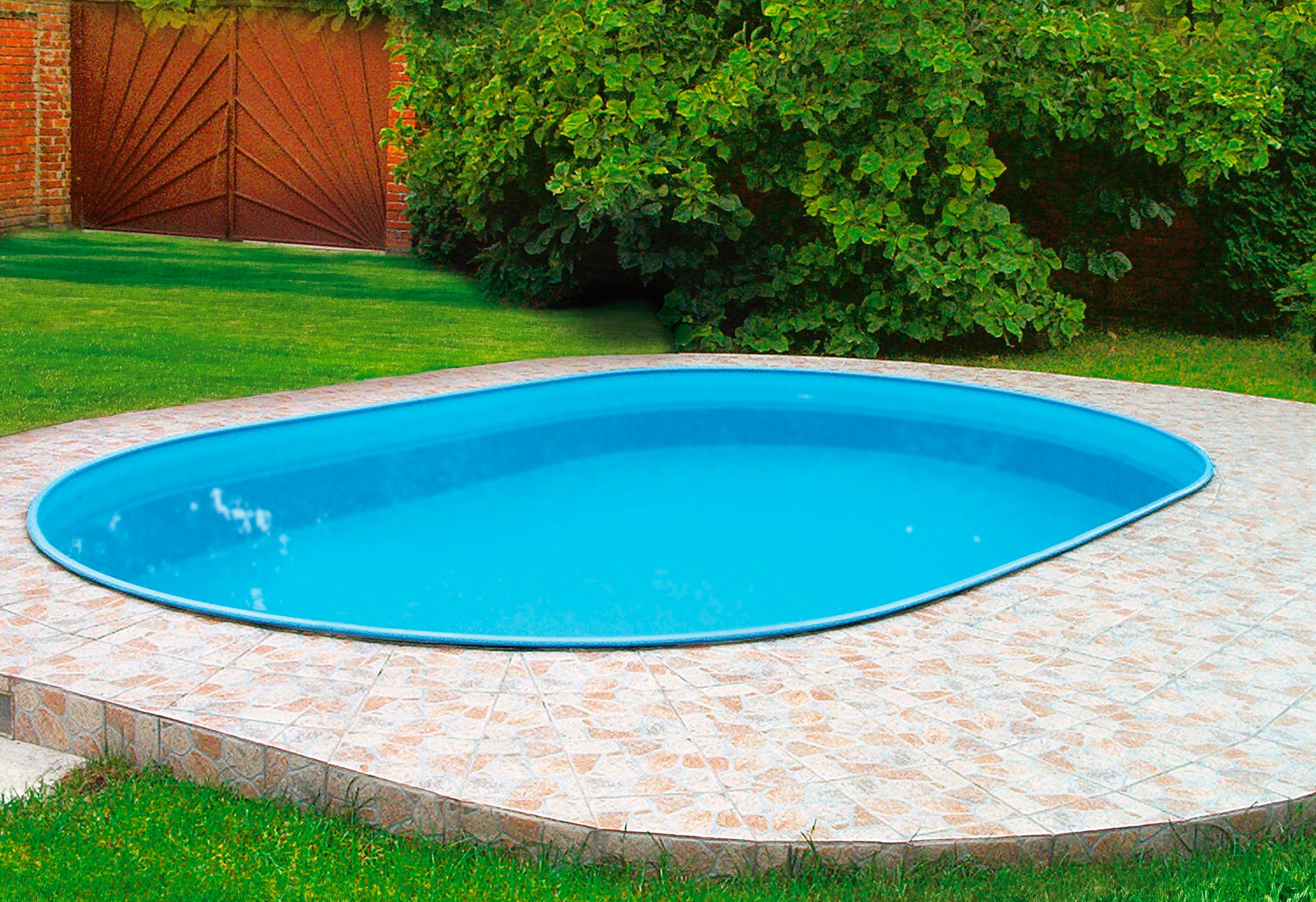 my POOL BWT Ovalpool »PREMIUM«, (Komplett-Set, 5 tlg.), Höhe 135 cm, in verschiedenen Größen verfügbar
