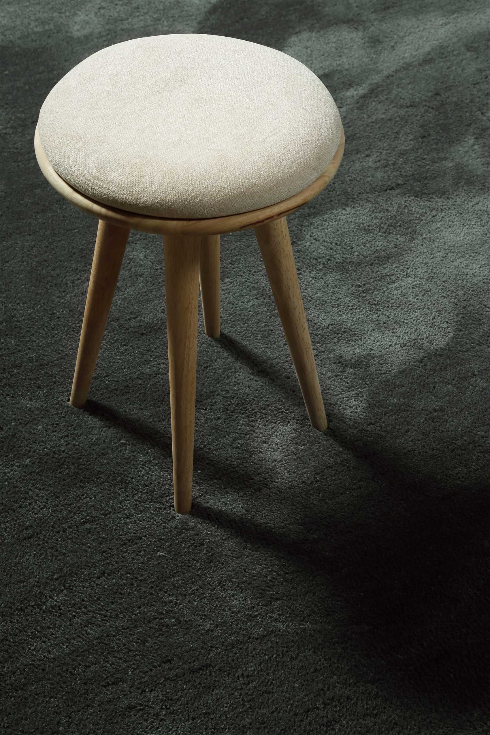 Homie Living Teppich »Pisa« rund 25 mm Höhe Hochflor, Microfaser, uni, weich, Shaggy, Wohnzimmer, Schlafzimmer