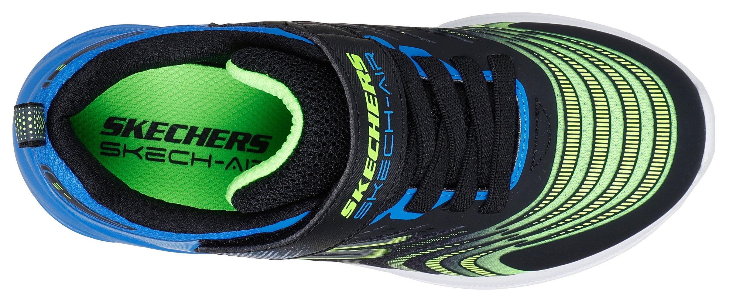 Skechers Sneaker »MICROSPEC MAX ADVANCE«, Freizeitschuh mit Klettverschluss, Größenschablone zum Download