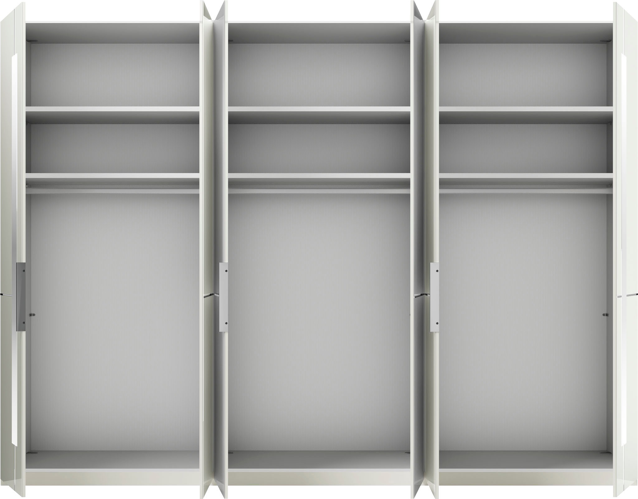Musterring Drehtürenschrank »Imola W«, inkl. Einlegeböden und Kleiderstangen, mit Glas- und Spiegeltüren