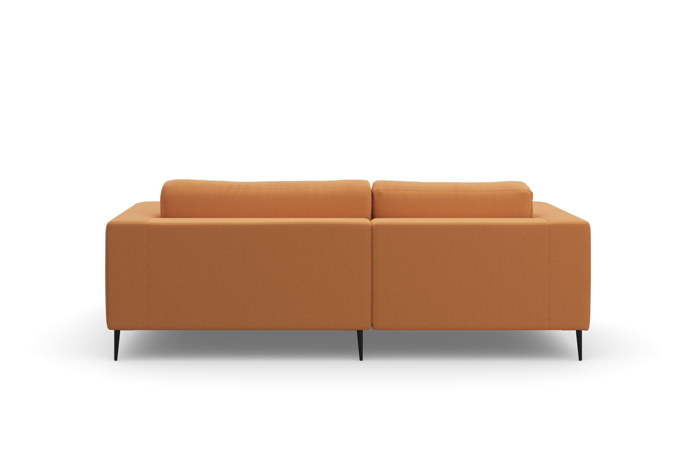 DOMO collection Ecksofa »Modica kompakt und elegant, Breite 244, L-Form«, moderne Optik mit extrabreiter Recamiere, auch in Cord