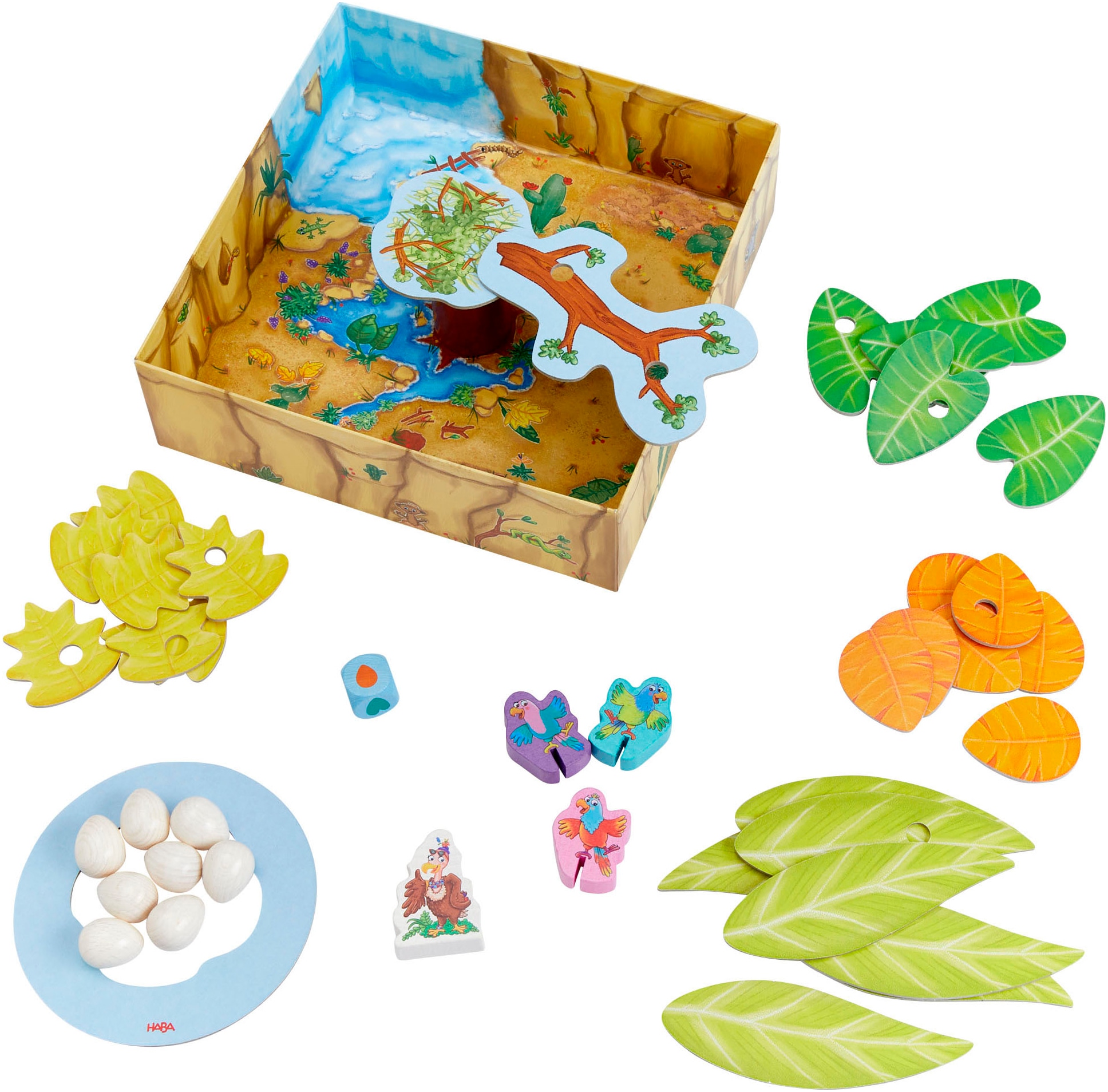 Haba Spiel »Auweia, Frau Geier! Im Nest wackeln Eier«