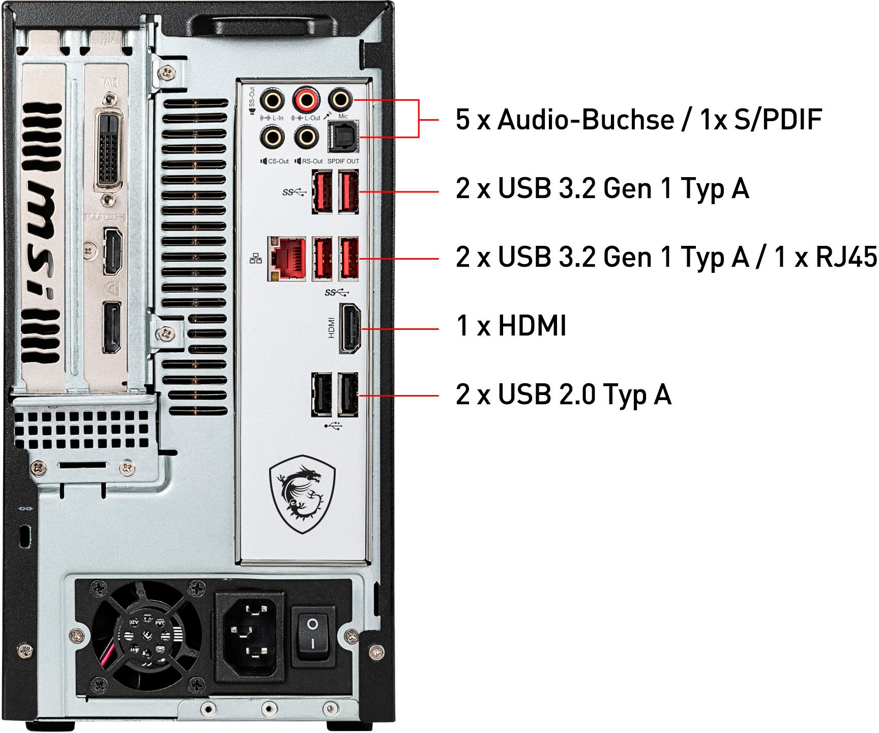 Msi Gaming Pc Mag Infinite S 10tc 079de 3 Jahre Xxl Garantie Universal