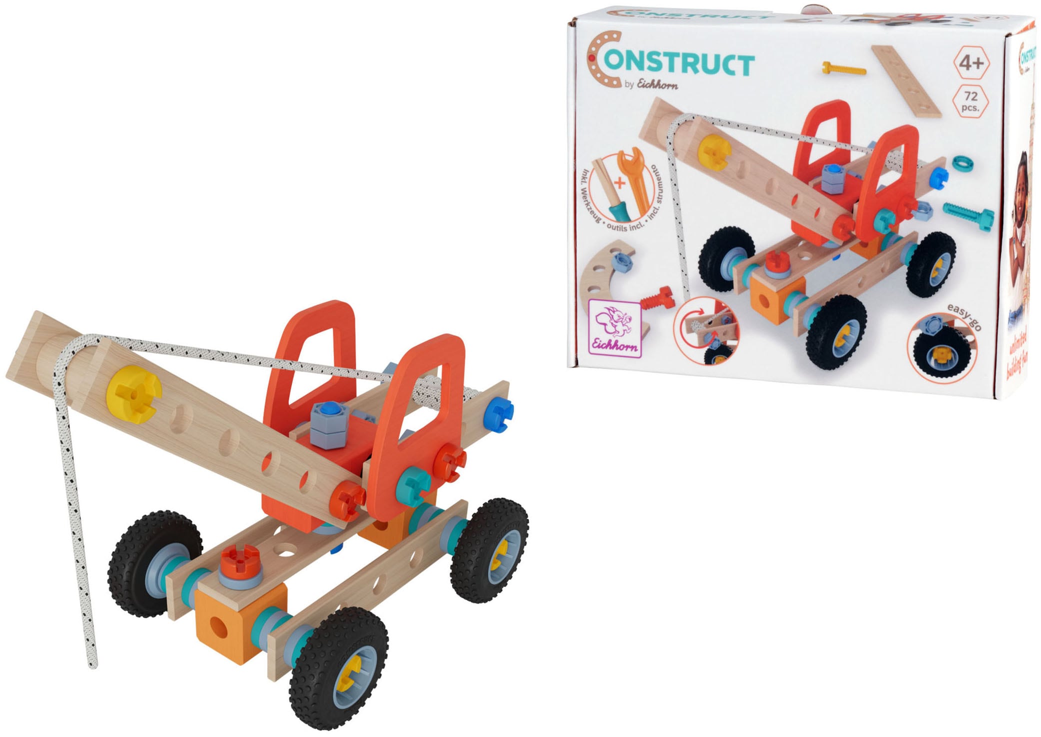 Eichhorn Konstruktionsspielsteine »Constructor Kranwagen«