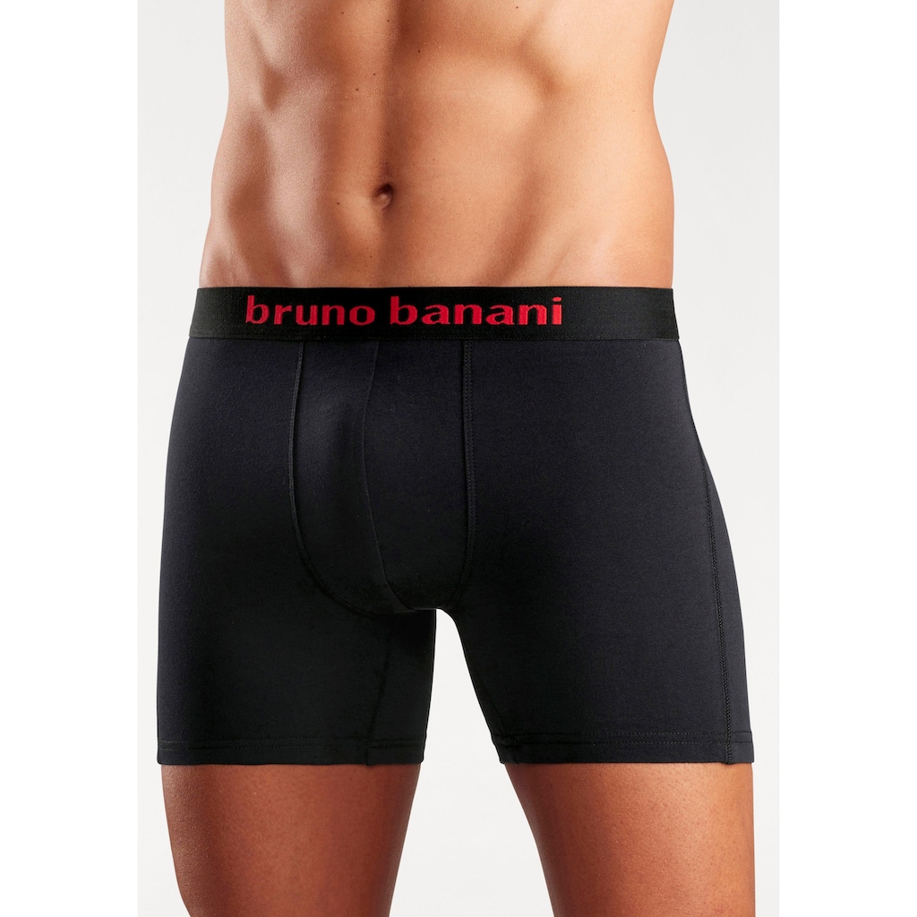 Bruno Banani Langer Boxer, (Packung, 4 St.)