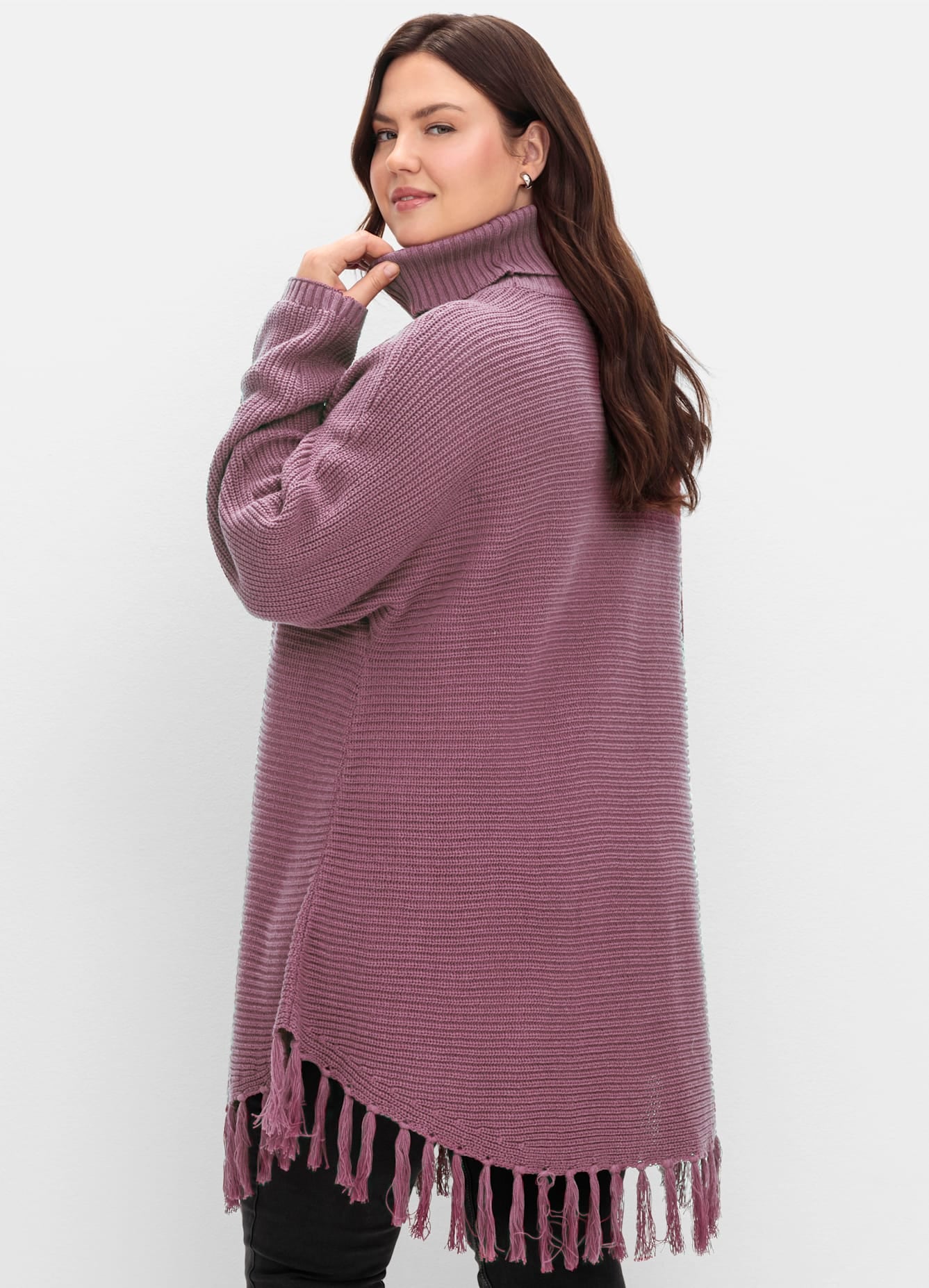 Sheego Strickponcho »Strickpullover«