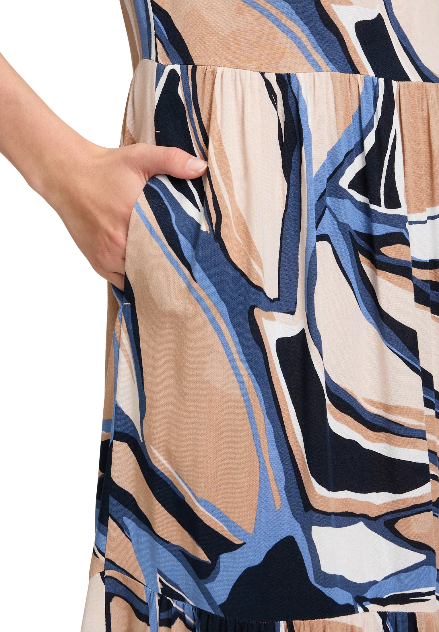 Betty&Co Sommerkleid »Sommerkleid mit Stufenrock«
