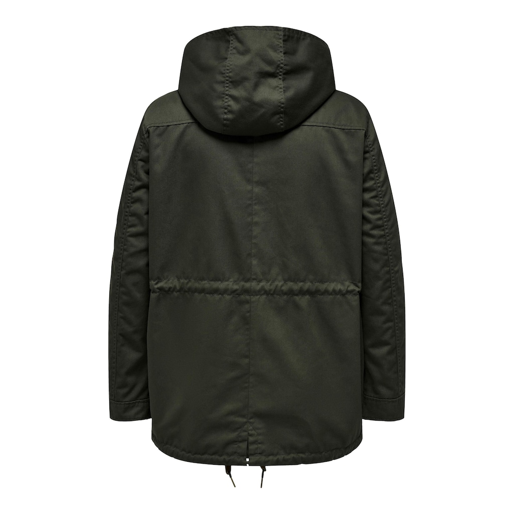 ONLY CARMAKOMA Parka »CARLORCA SPRING CANVAS PARKA OTW NOOS«, mit Kapuze