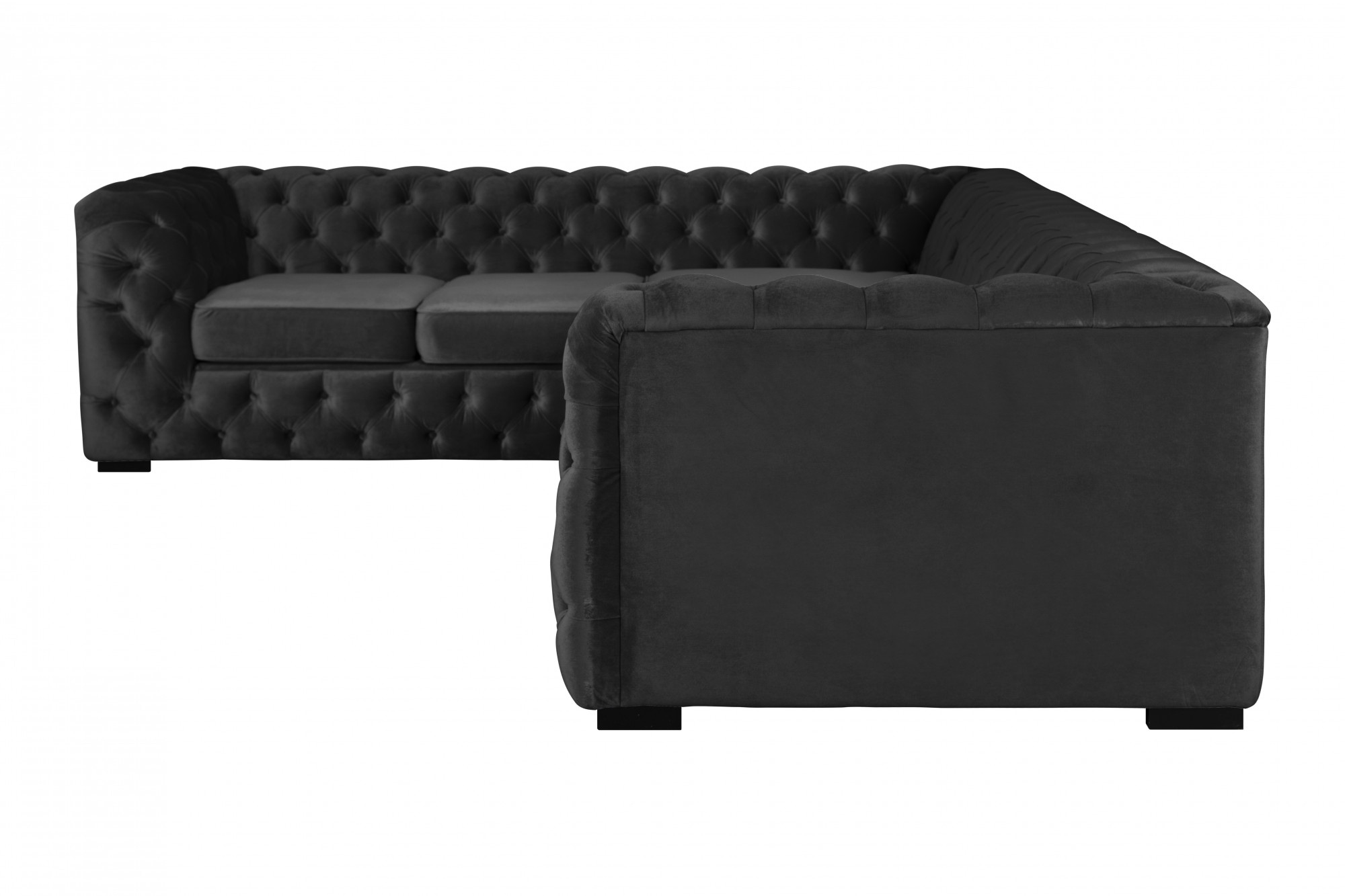 Home affaire Chesterfield-Sofa »KALINA L-Form«, hochwertig Chesterfield-Ausführung