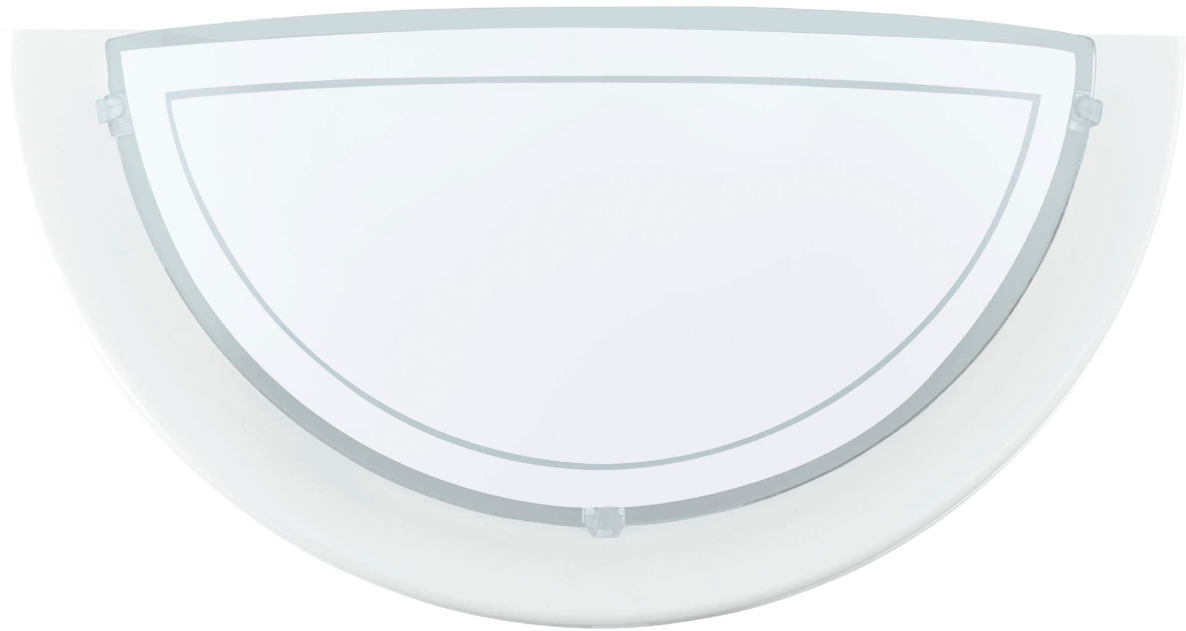 EGLO LED Wandleuchte »PLANET 1 Wandlampe 1 flammig, aus Metall und Glas, Lampe« E27 1 Stk. Wandleuchte, Wandbeleuchtung aus Metall und Glas, Lampe, E27 Fassung