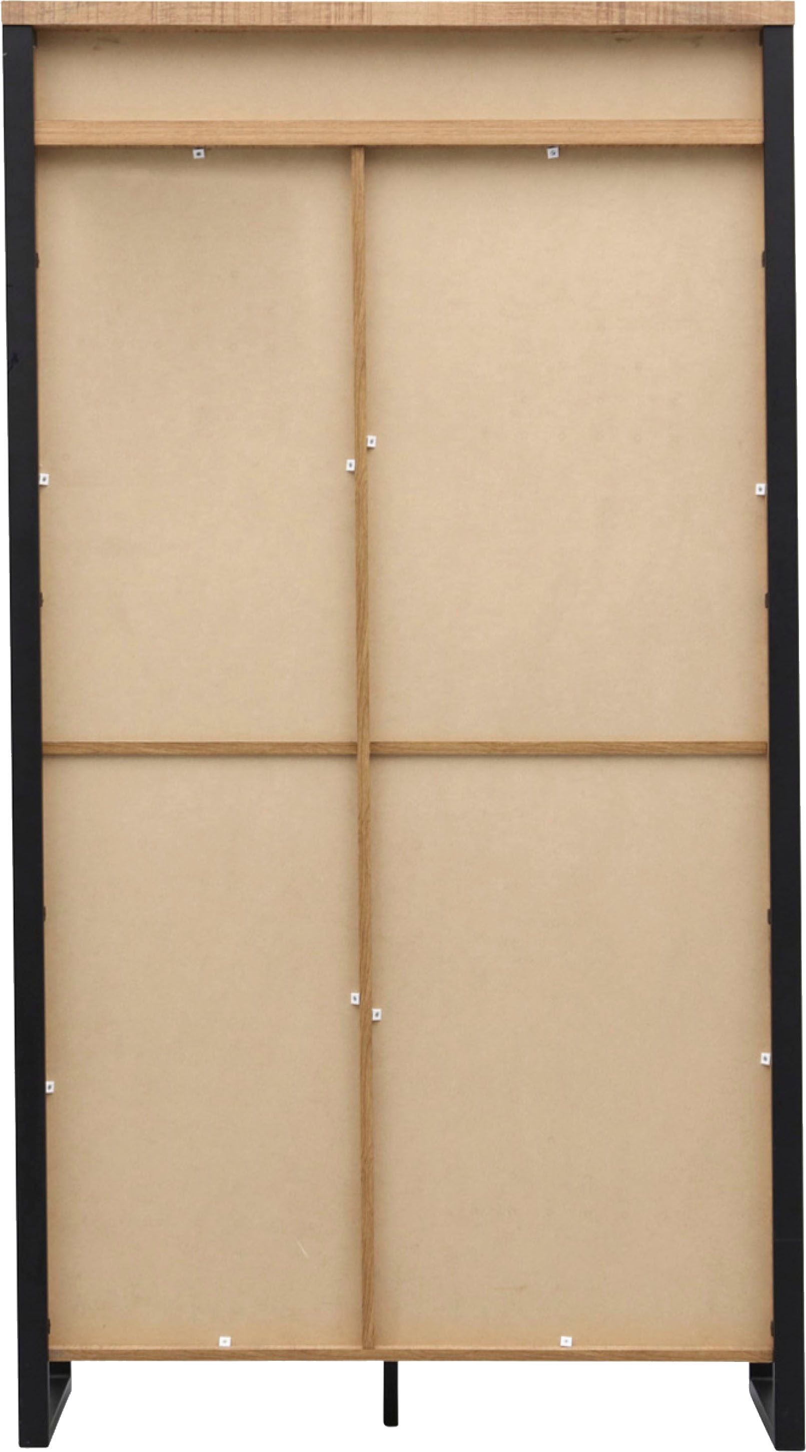 OMG Design Vitrine »Carriba Wohnzimmerschrank« Höhe 190 cm, mit Soft-Close