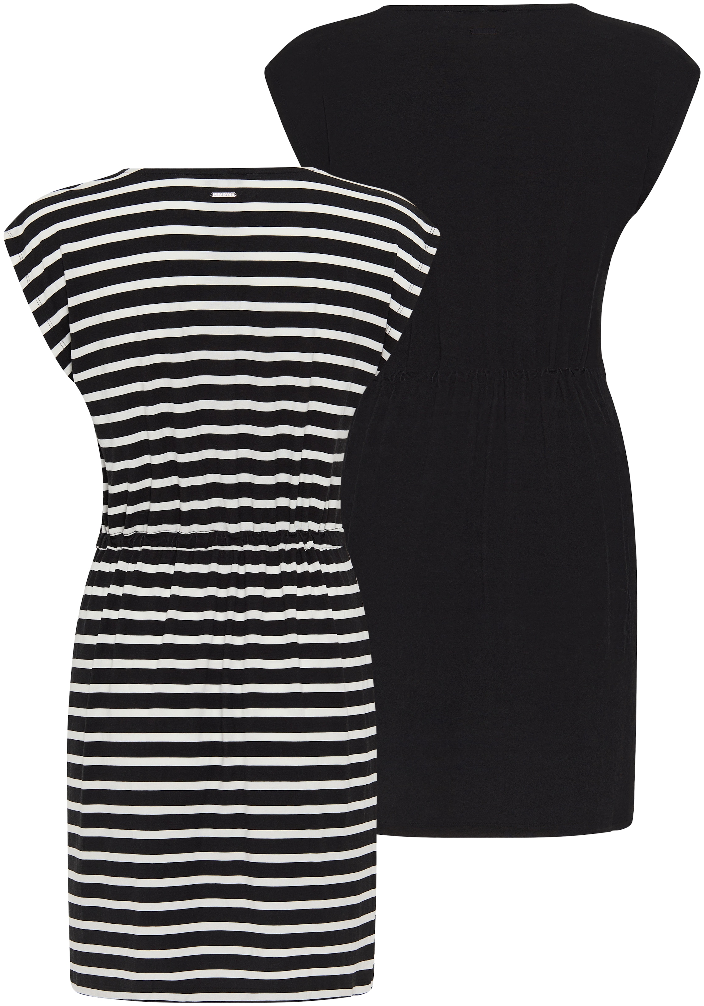 Laura Scott Sommerkleid, (Set, 2 tlg.), im Doppelpack mit Streifen-Design