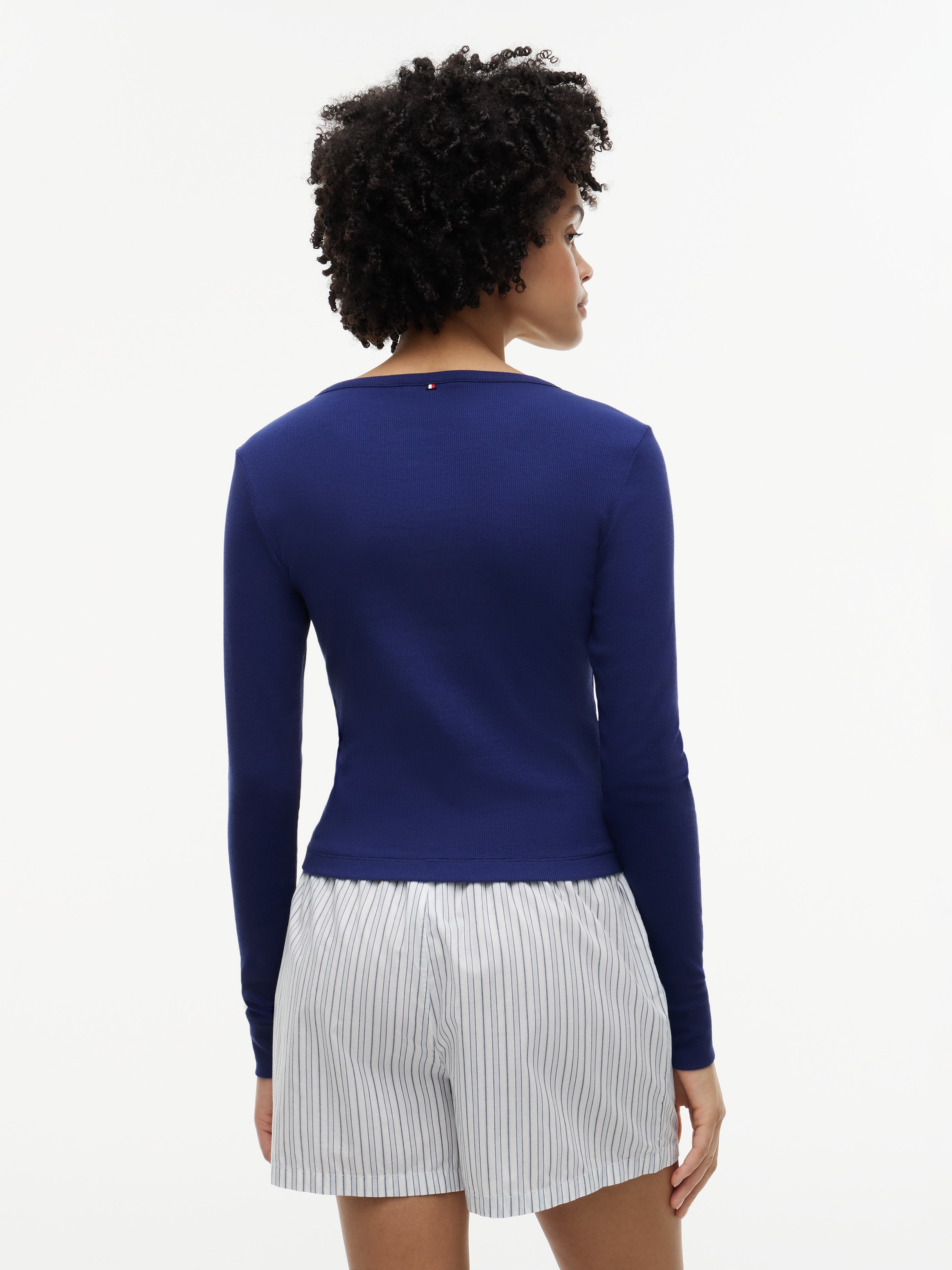 Tommy Hilfiger Underwear Langarmshirt »LS RIB T-SHIRT« in Rippstruktur, Rundhals