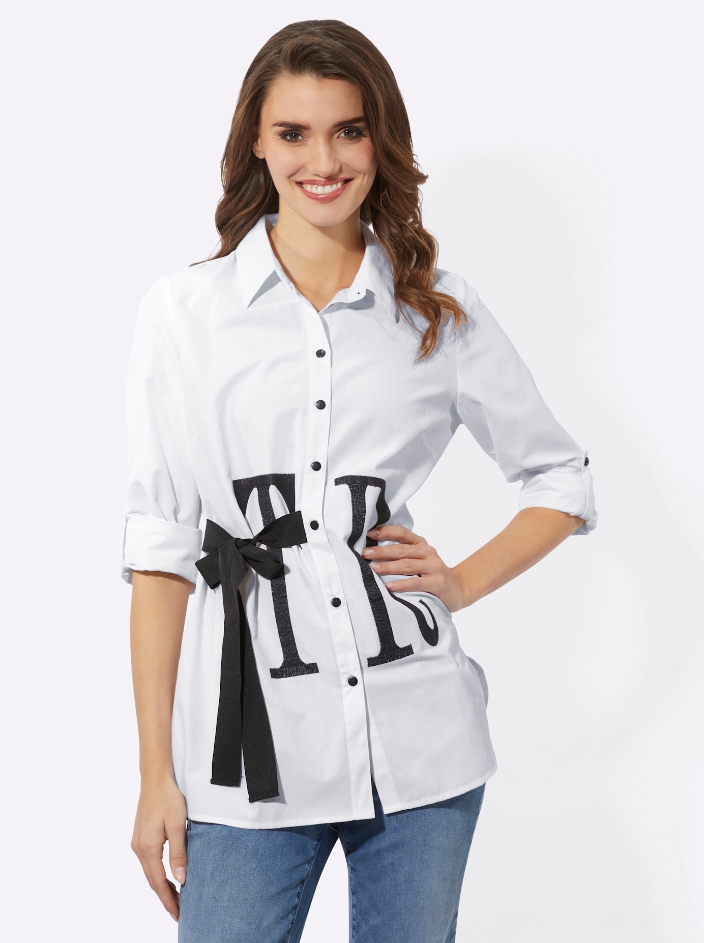 Inspirationen Longbluse