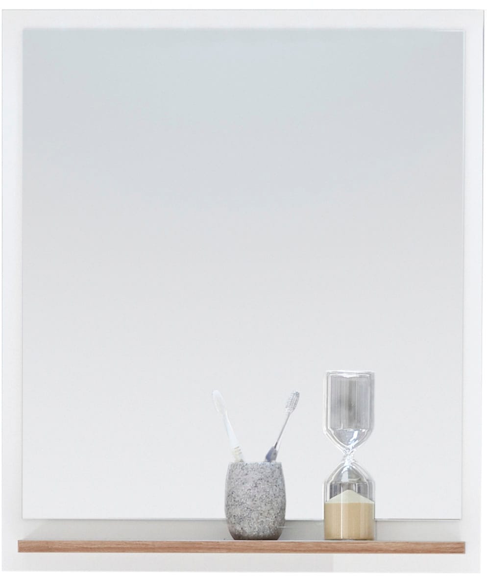 Saphir Badmöbel-Set »Quickset 2-teilig, Waschbeckenunterschrank mit LED-Spiegel« 3 Stk. tlg.