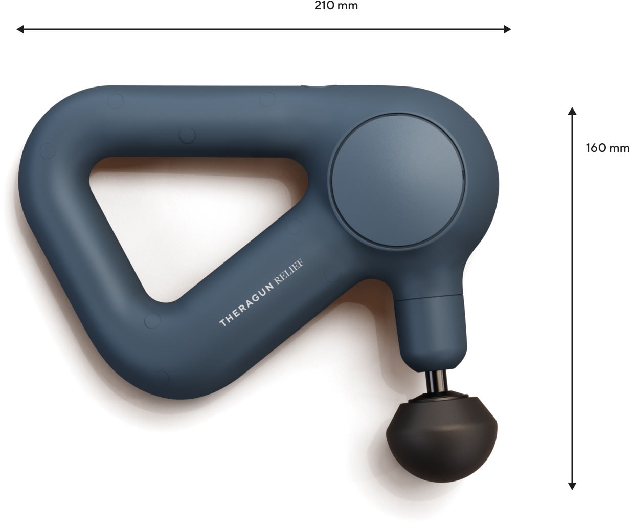 Therabody Massagepistole »Theragun Relief, Schmerzlinderung, Regeneration, Stressreduktion«, patentierter ergonomischer Griff & App-Steuerung