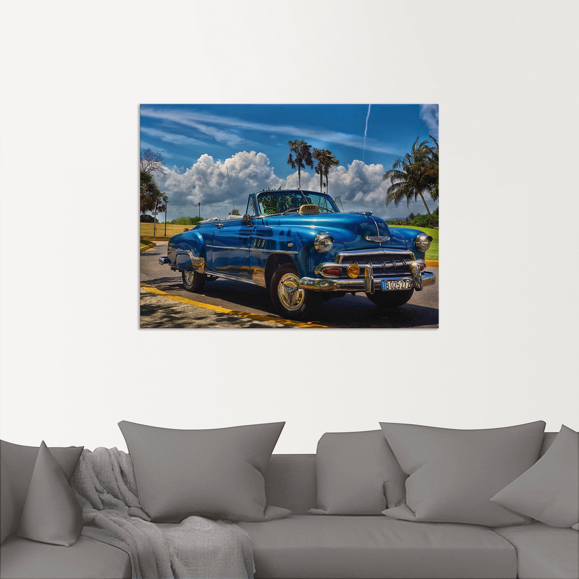 Artland Wandbild »Havanna Flair« Auto 1 Stk. tlg. als Alubild, Outdoorbild, Leinwandbild, Poster, Wandaufkleber