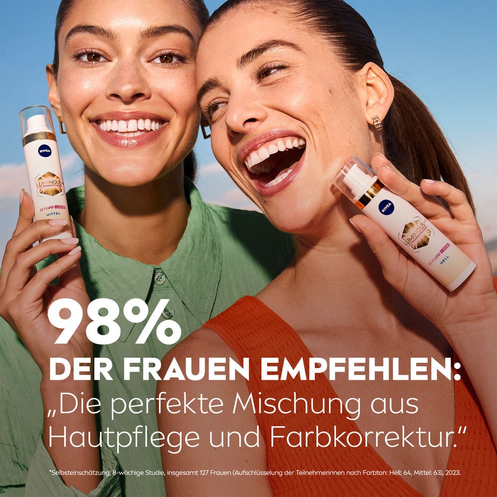 Nivea Gesichtsfluid »LUMINOUS630 Anti-Pigmentflecken CC Fluid 3in1 Hell LSF 30«