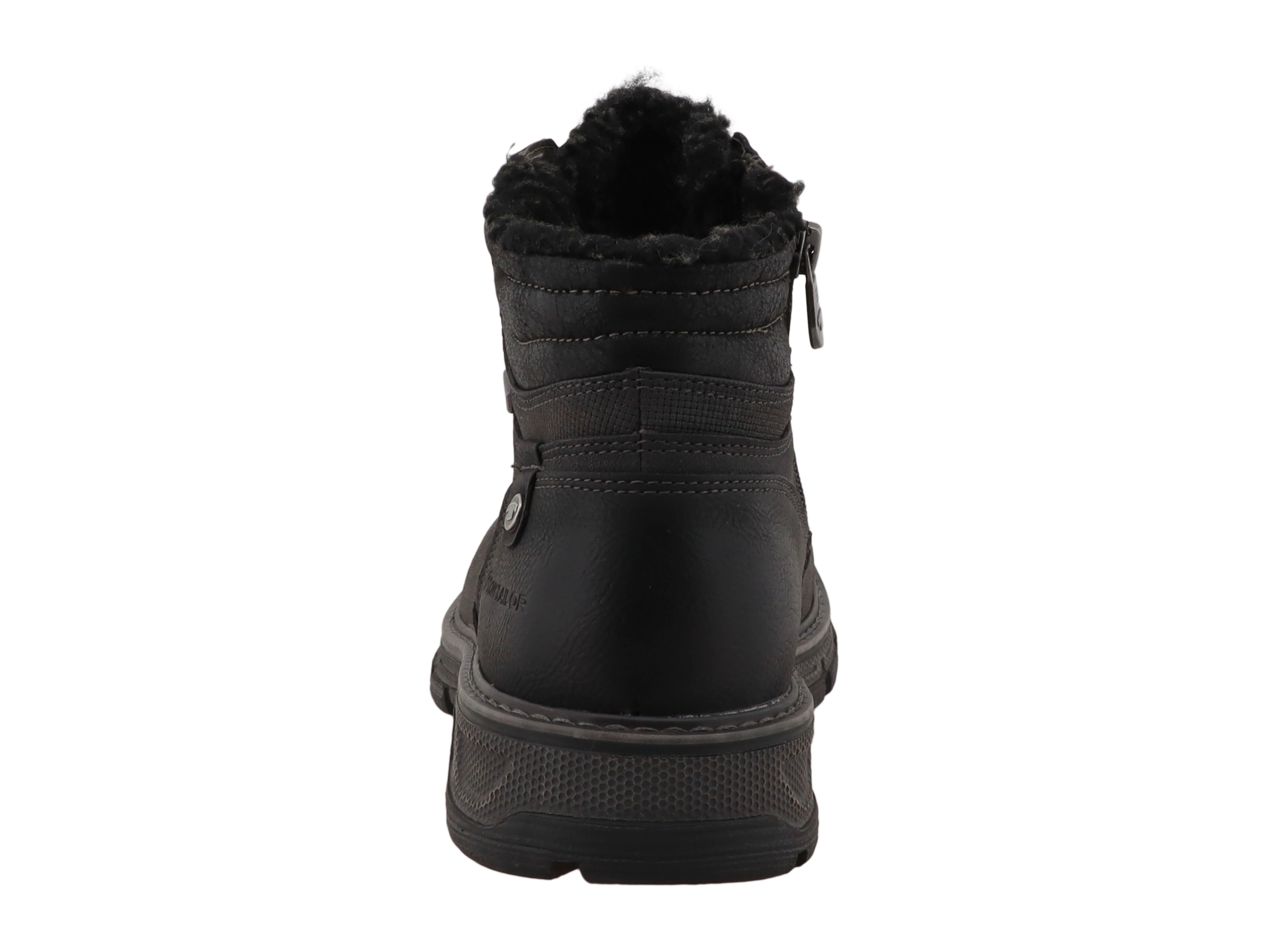 TOM TAILOR Winterboots  Schnürboots mit Niete und Ziernähten