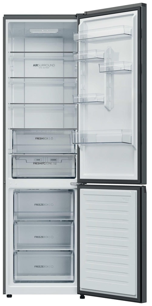 Haier Kühl-/Gefrierkombination »HDPR3620ANPD« 205 cm hoch 59,5 cm breit FreshZone (0 °C), Total No Frost