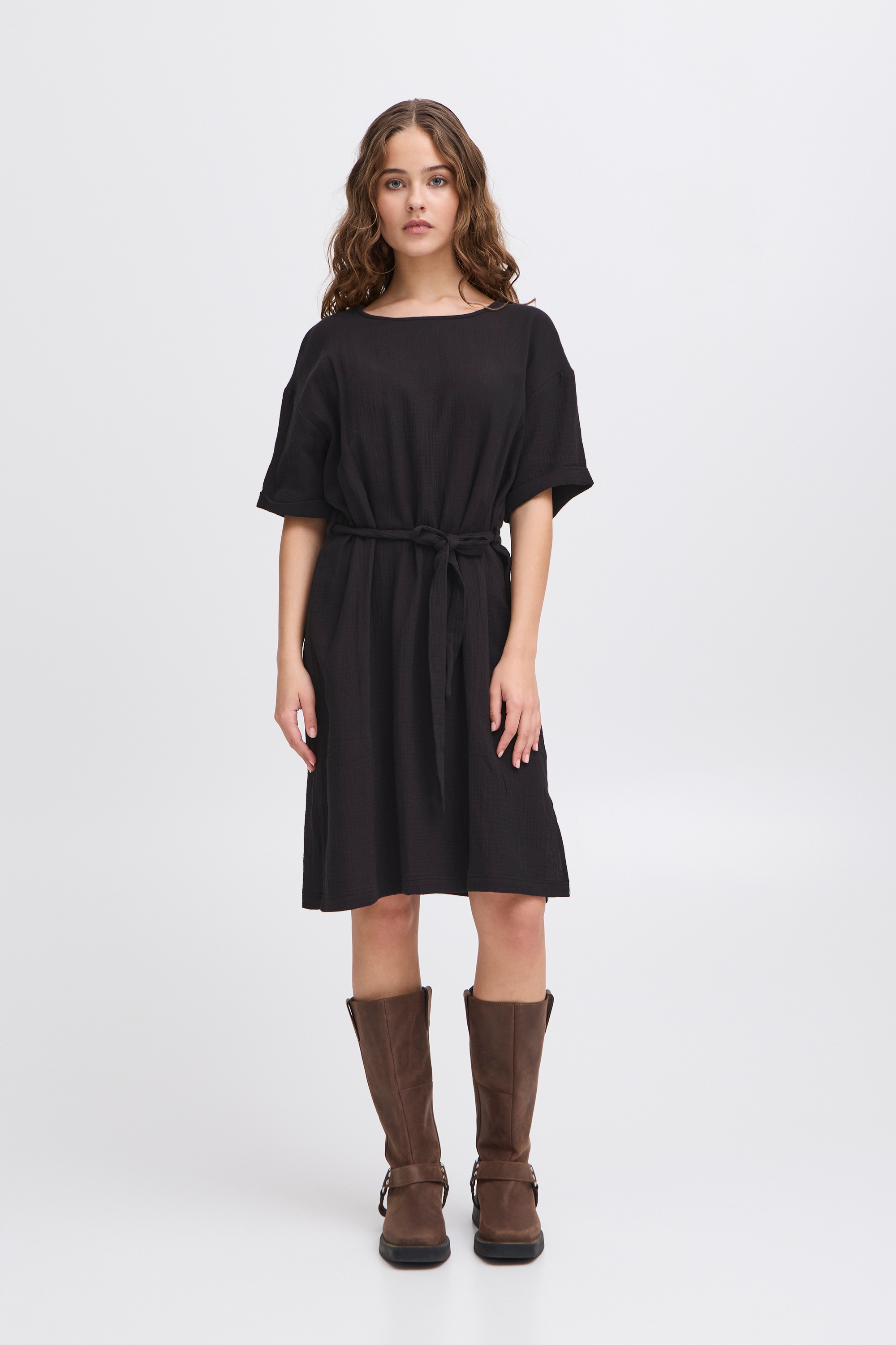 Ichi Midikleid »Damen Kleid IHMIKA«