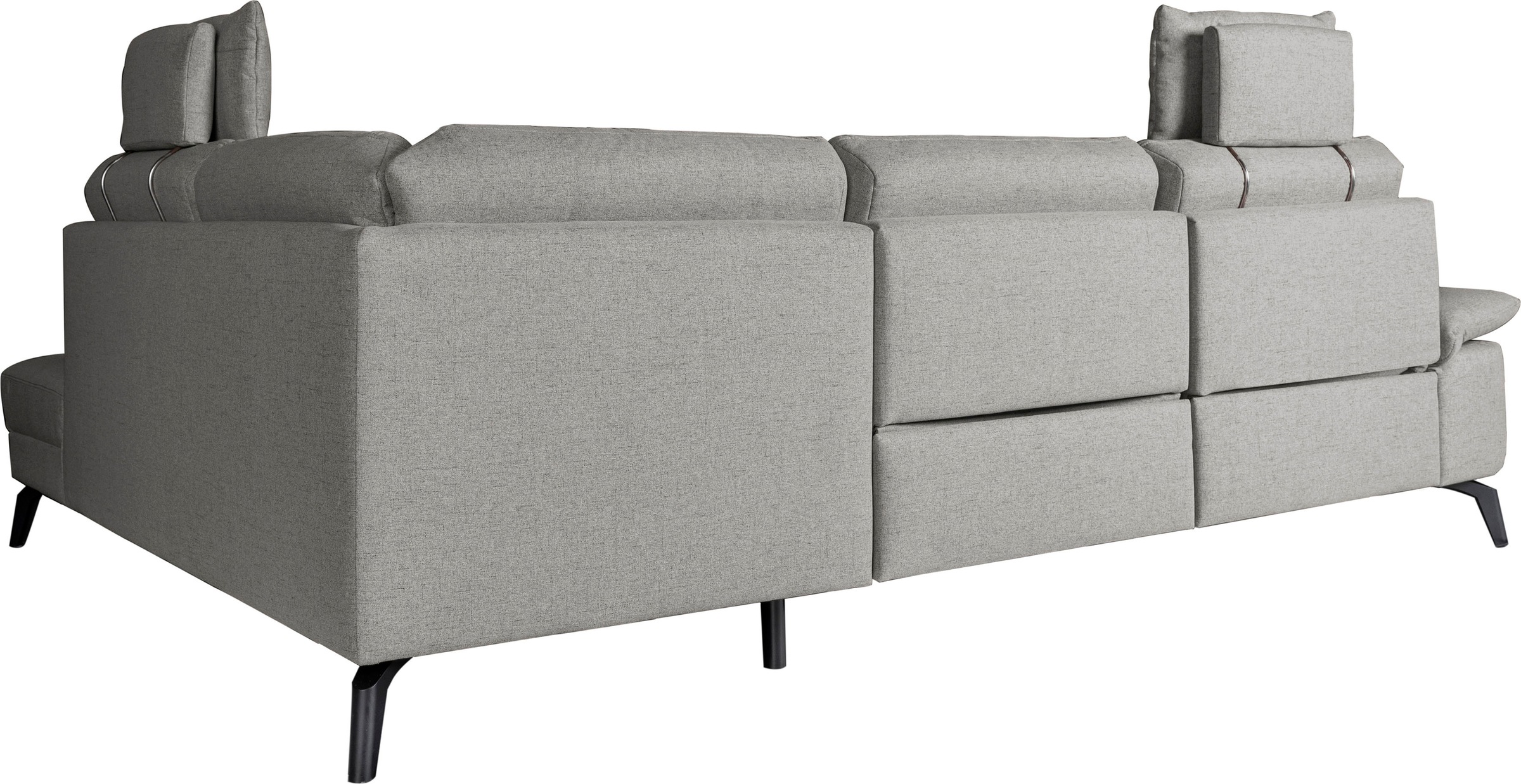 alina Ecksofa, inkl. Kopfstützen, wahlweise mit Relaxfunktion, Breite: 243 cm