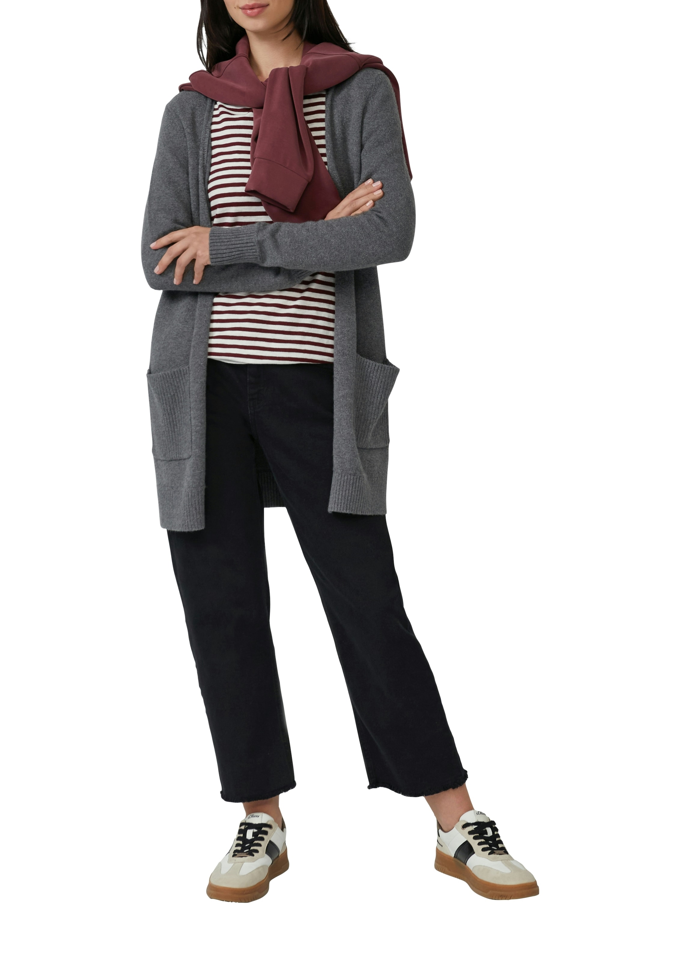 s.Oliver Strickjacke mit aufgesetzten Taschen