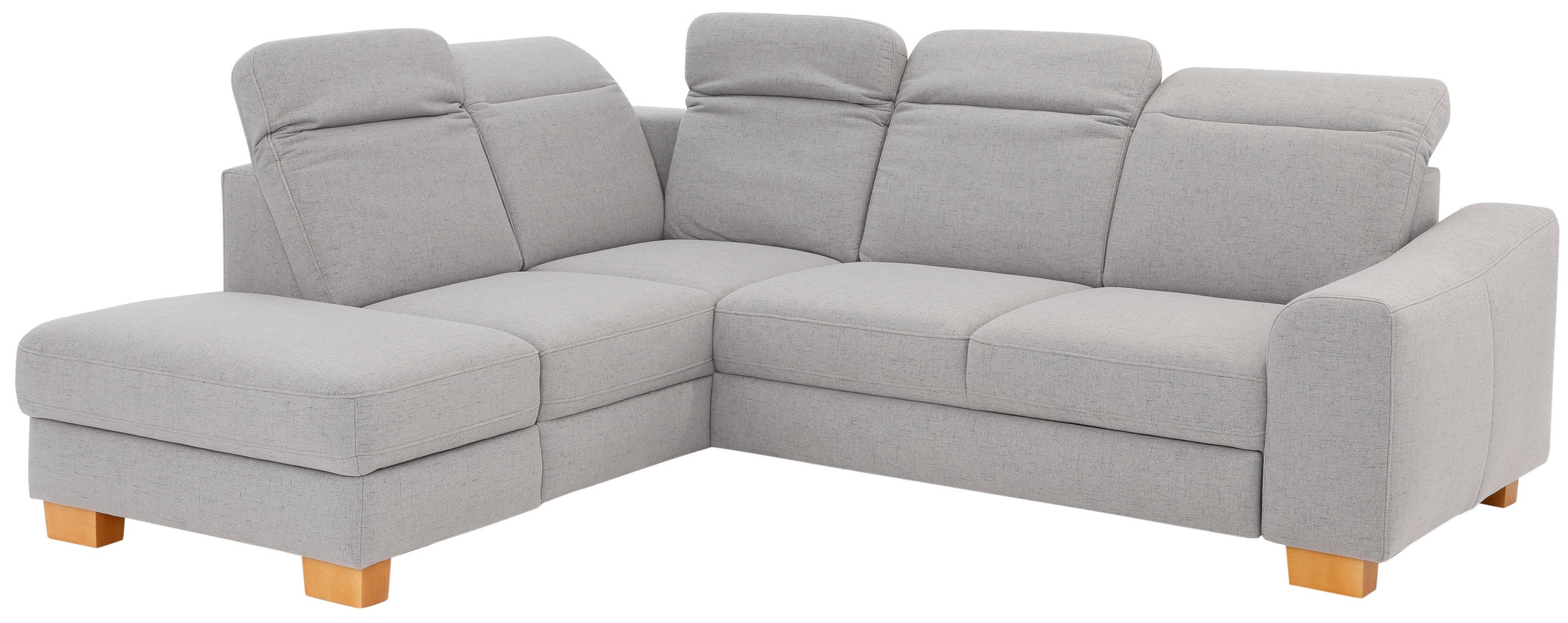 Home affaire Ecksofa »Dundee L-Form«, wahlweise mit Kopfteilverstellung und zusätzlich mit Bettfunktion