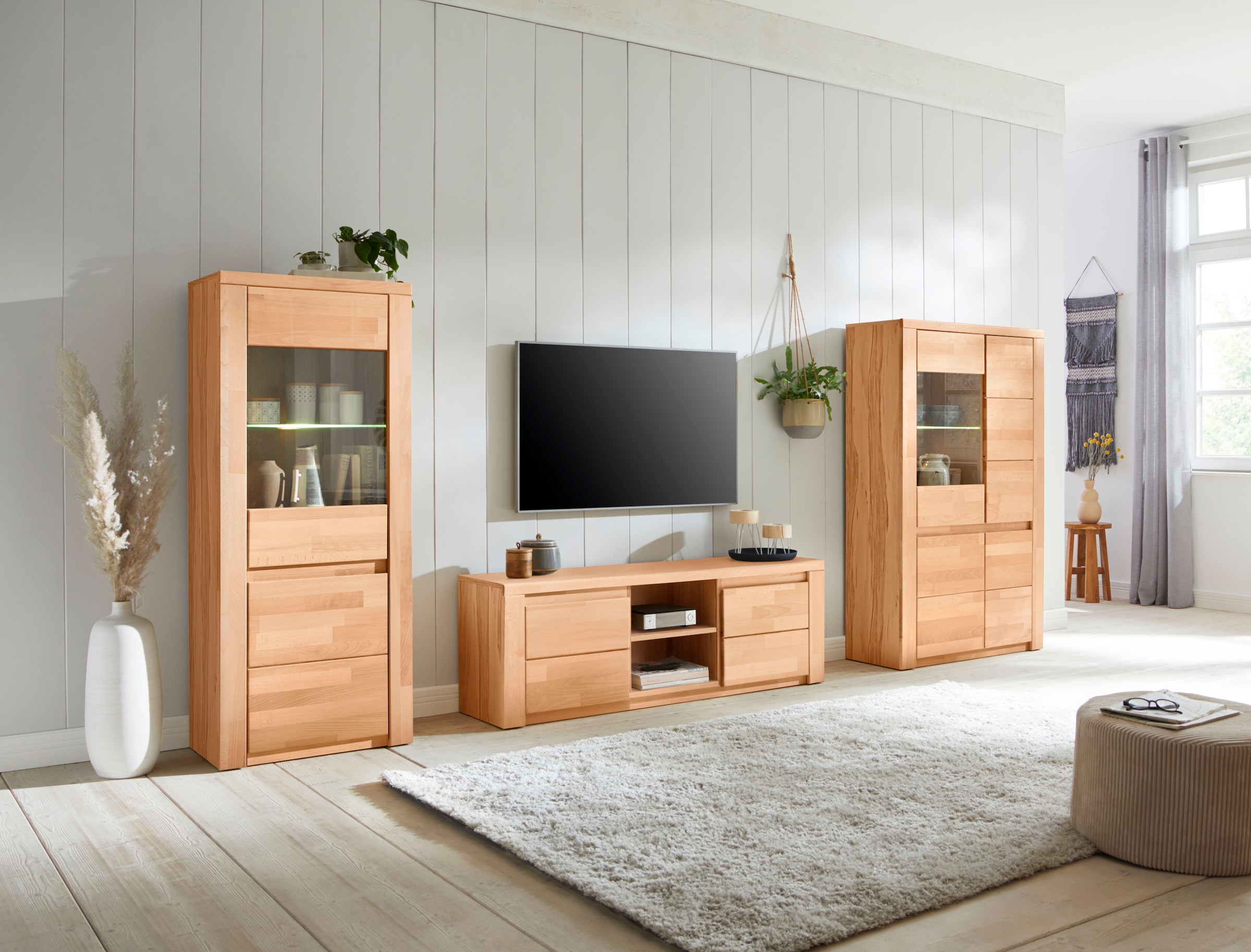Home affaire Lowboard »Burani«, grifflose Optik