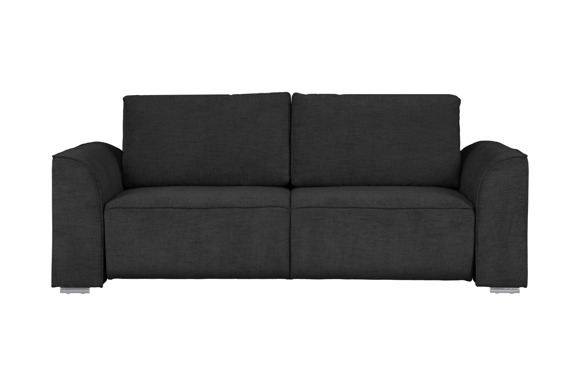 INOSIGN 2-Sitzer »BEATRICE, erhältlich in trendigen Stoffoptionen, B/T/H: 143/73/92 cm«, In hochwertiger Verarbeitung, incl. 2 großen Zierkissen in Korpusfarbe